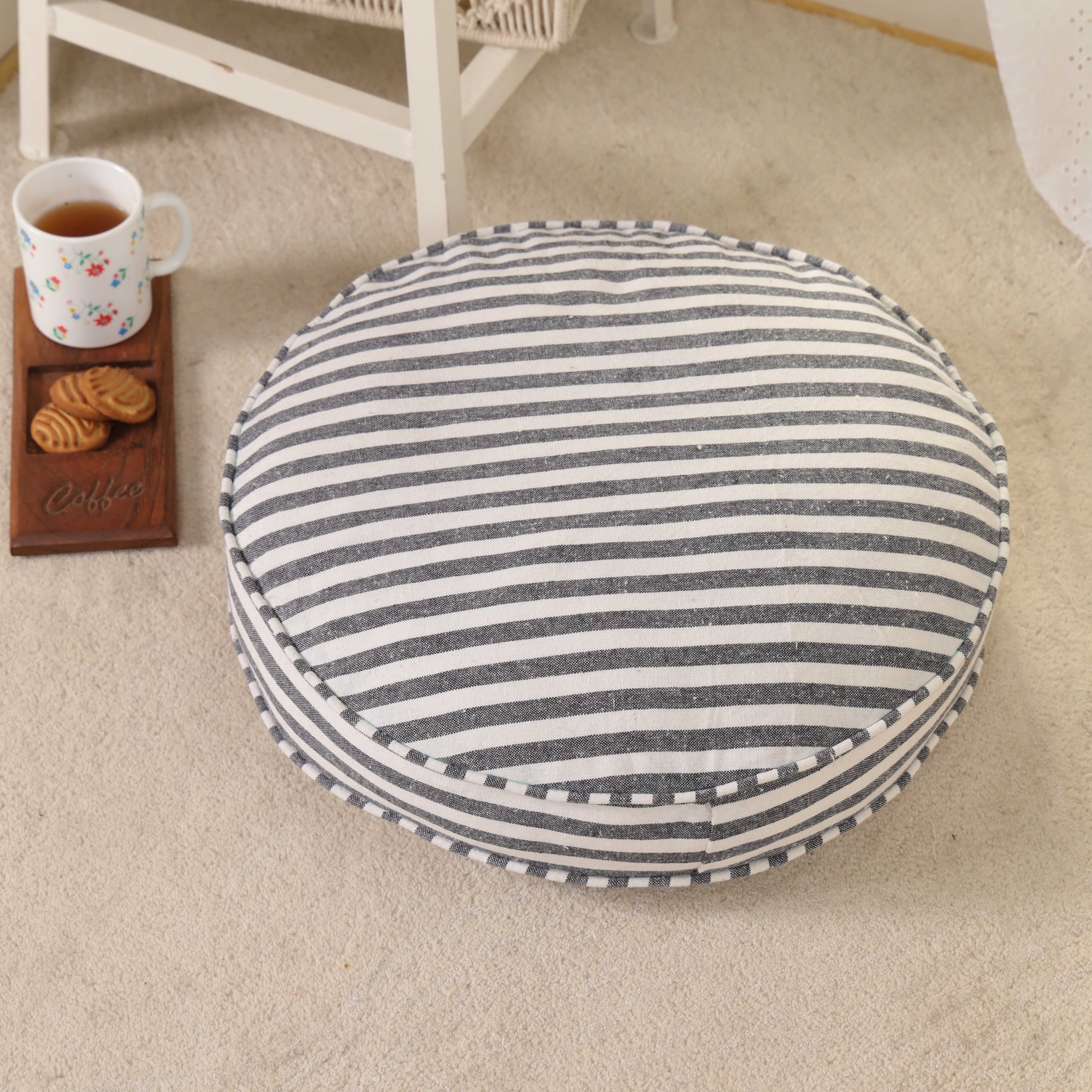 Round Stripe Floor Cushion
