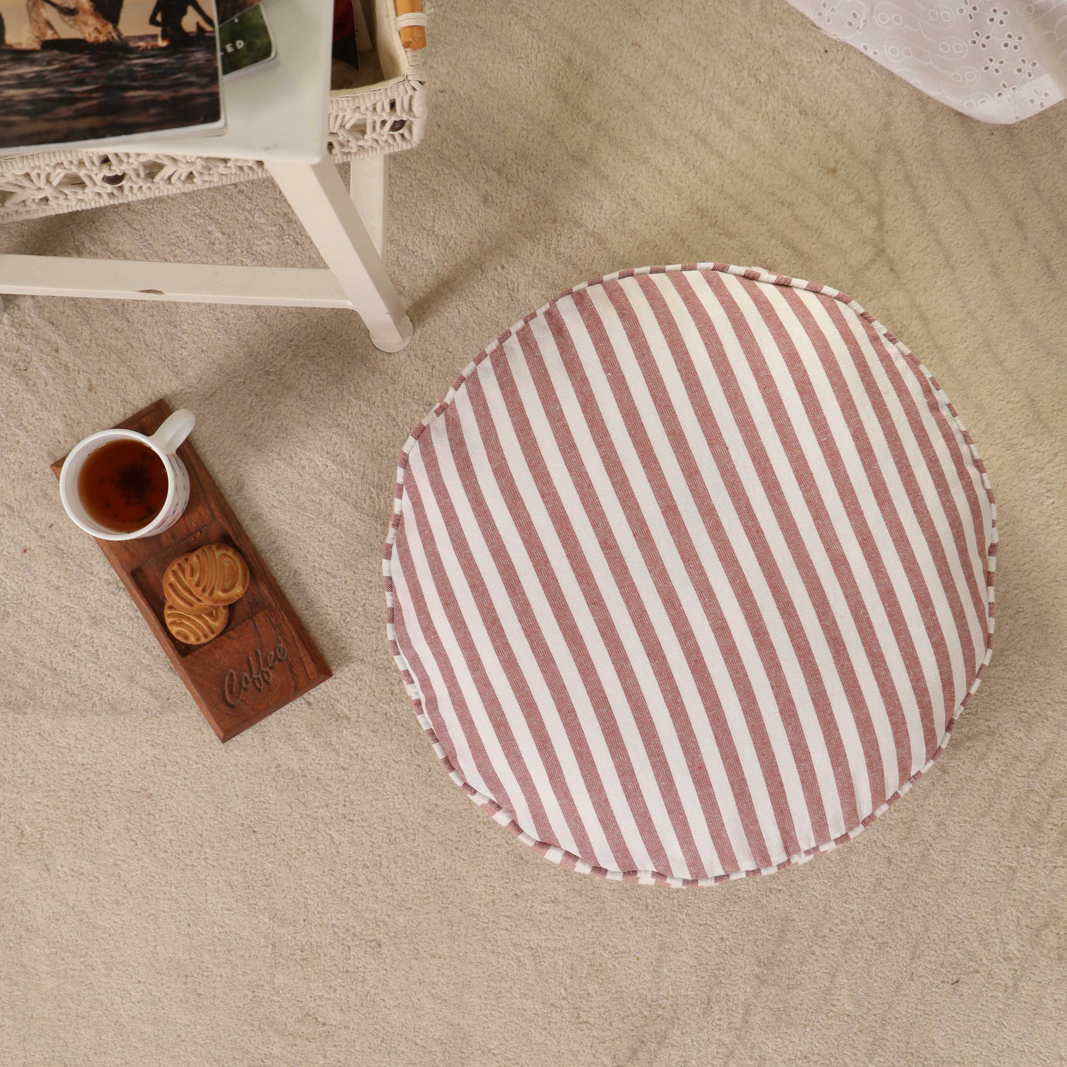 Round Stripe Floor Cushion