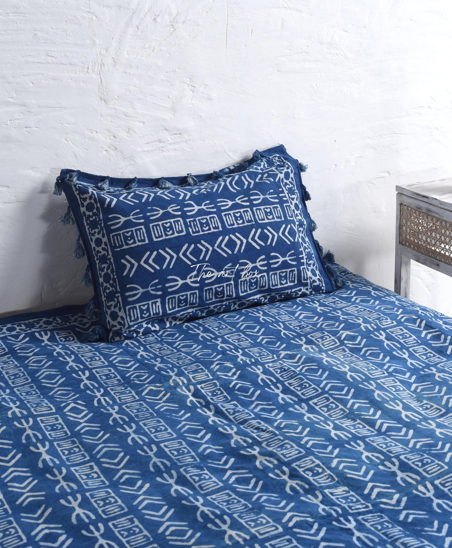 Mud Cloth Luxury Block Printed Bedsheet and Pillow Set