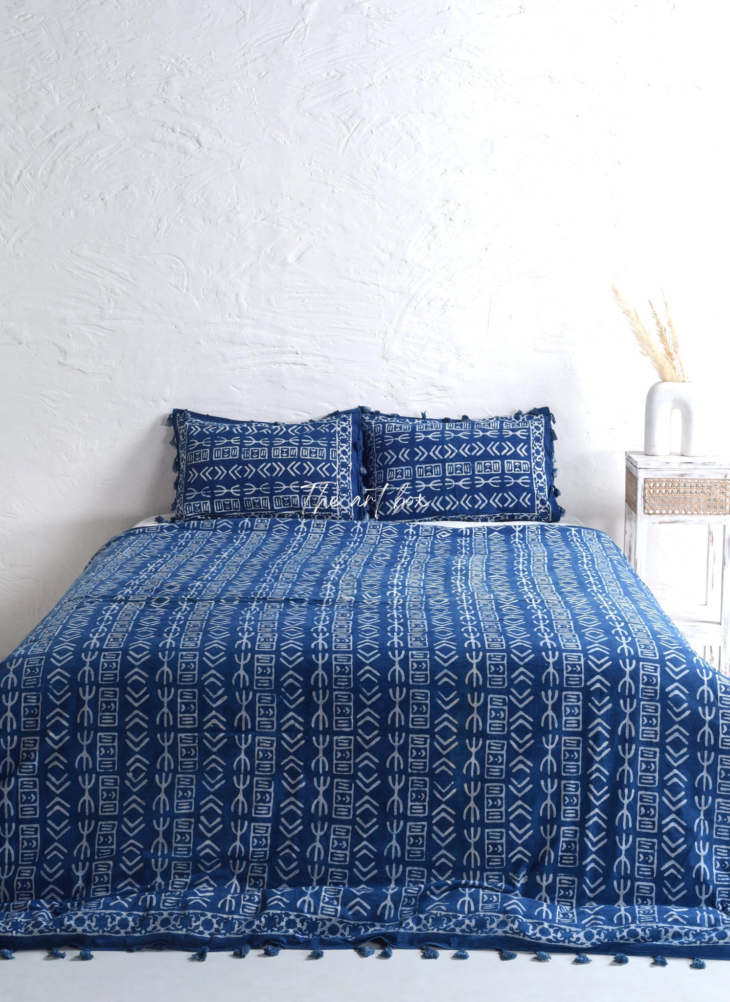 Mud Cloth Luxury Block Printed Duvet Cover and Pillow Set