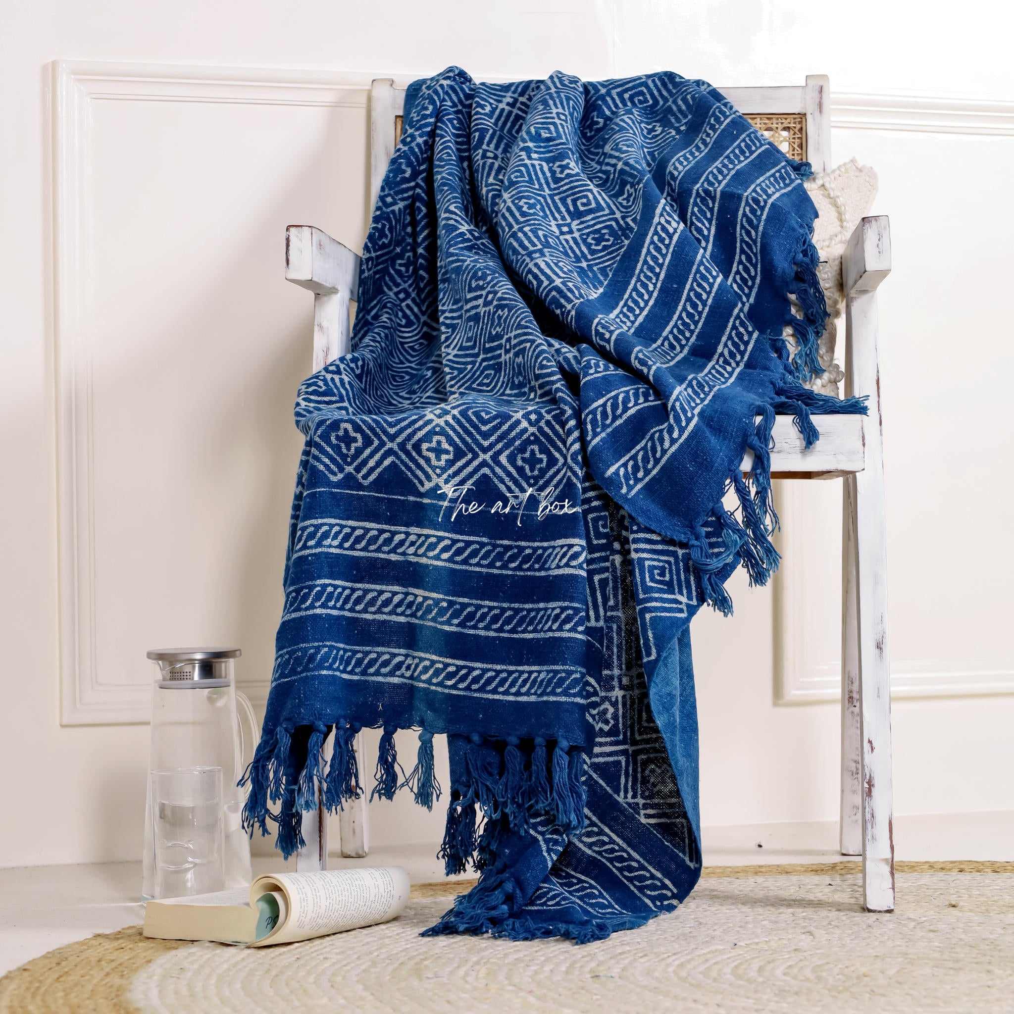 Genuine Indigo Print Throw