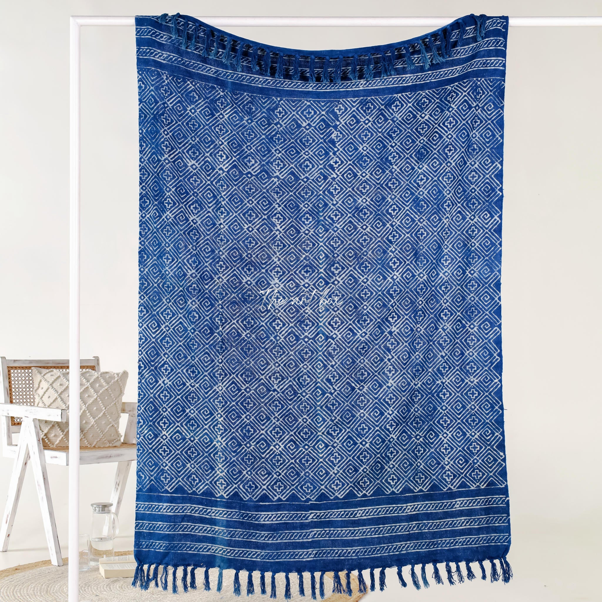 Genuine Indigo Print Throw