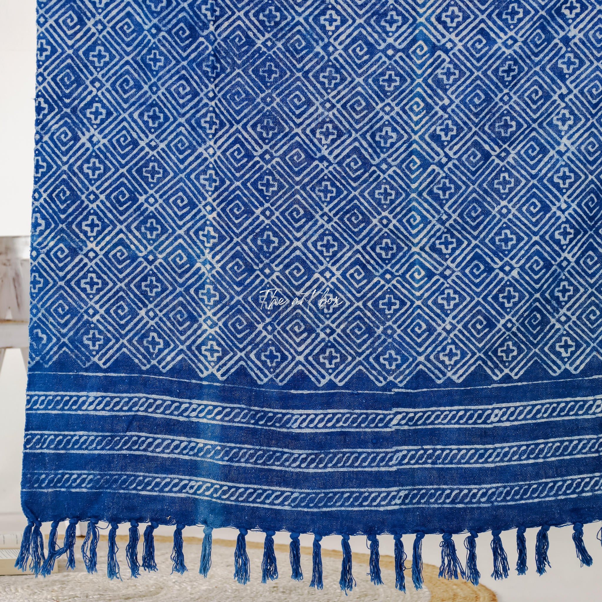 Genuine Indigo Print Throw