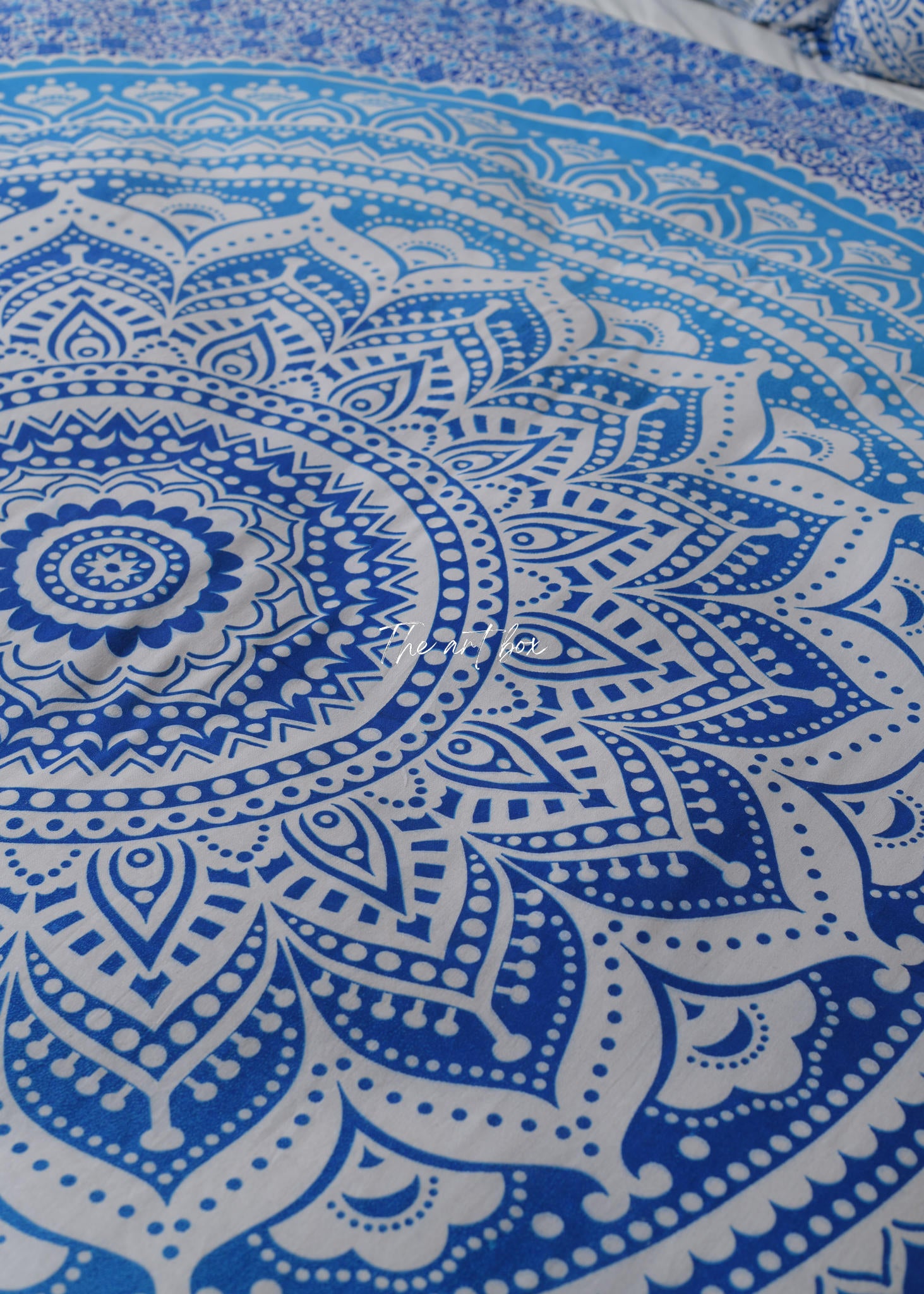 Blue Mandala Duvet Covers with Pillow Covers