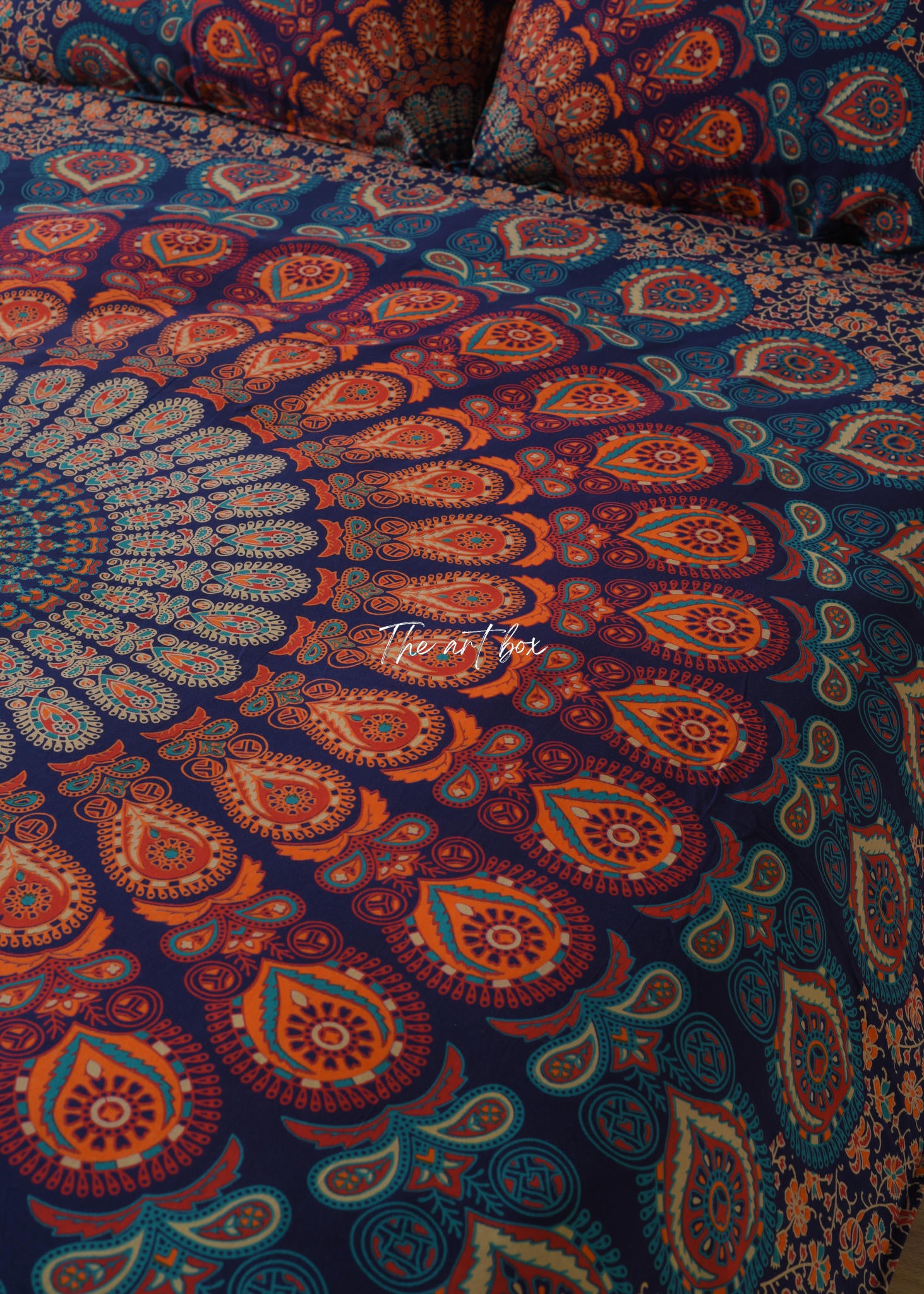 Multicolor Mandala Duvet Covers with Pillow Covers