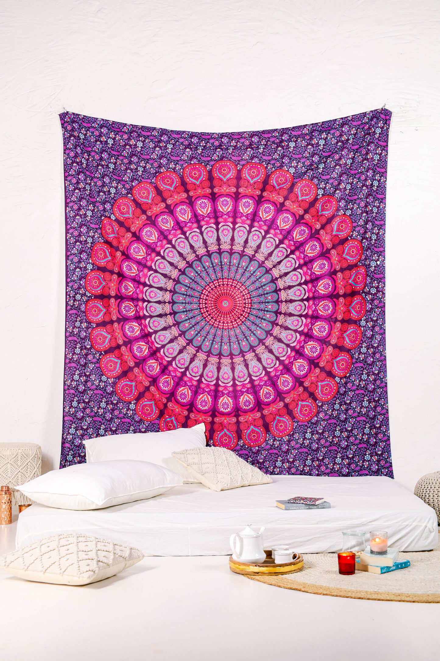 Pink and Purple Ombre Tapestry