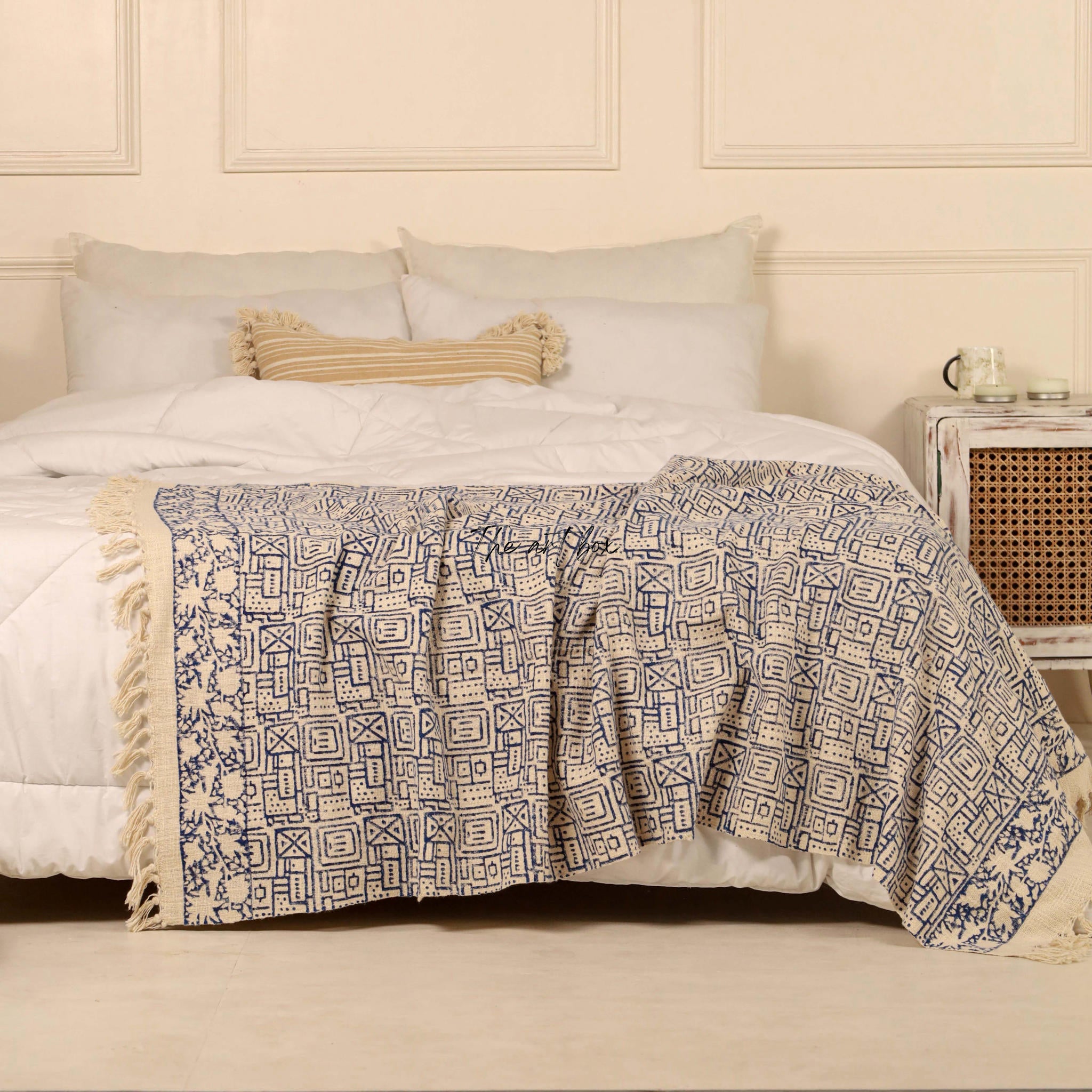 Bedding Housewarming Pigment Print Throw