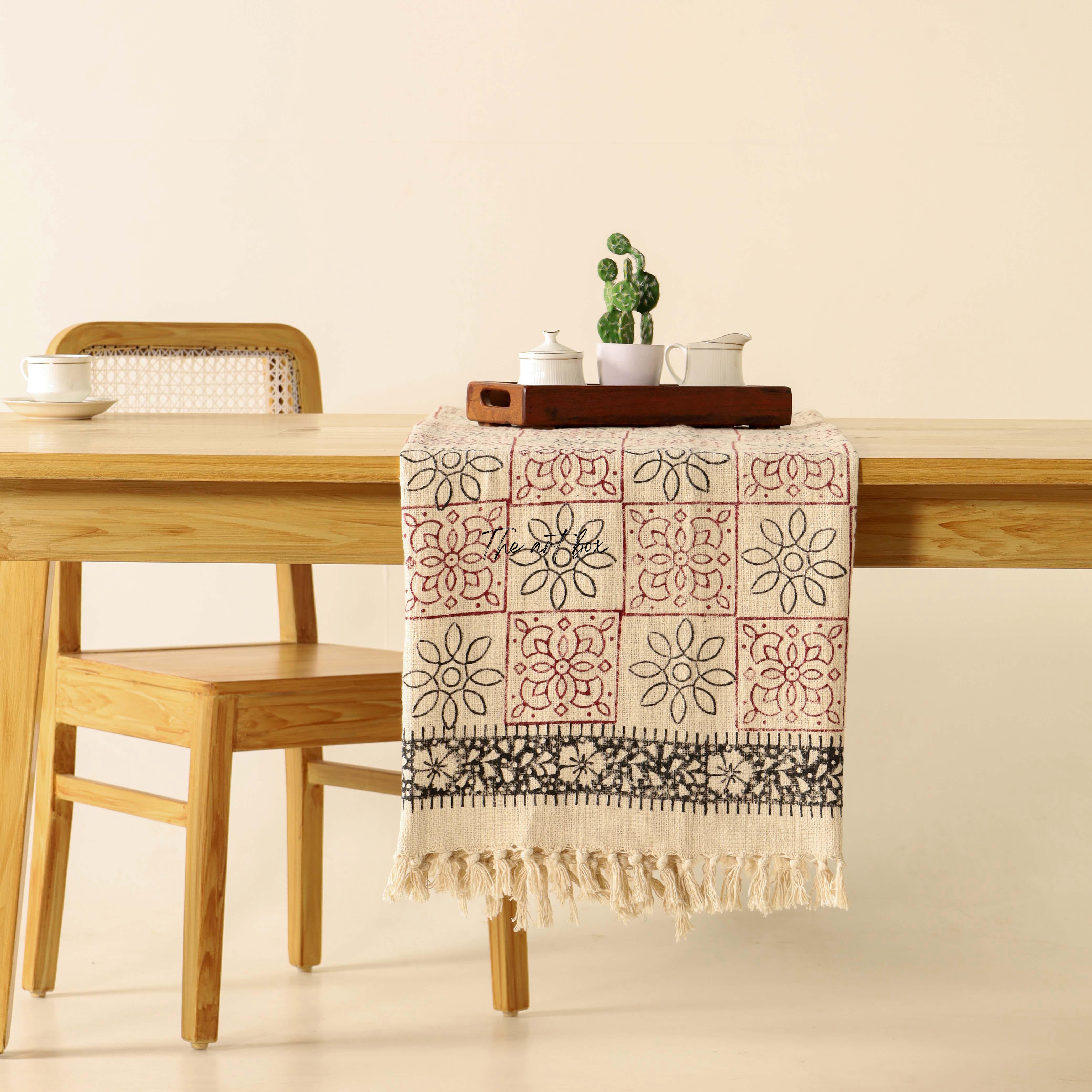 White Table Runner