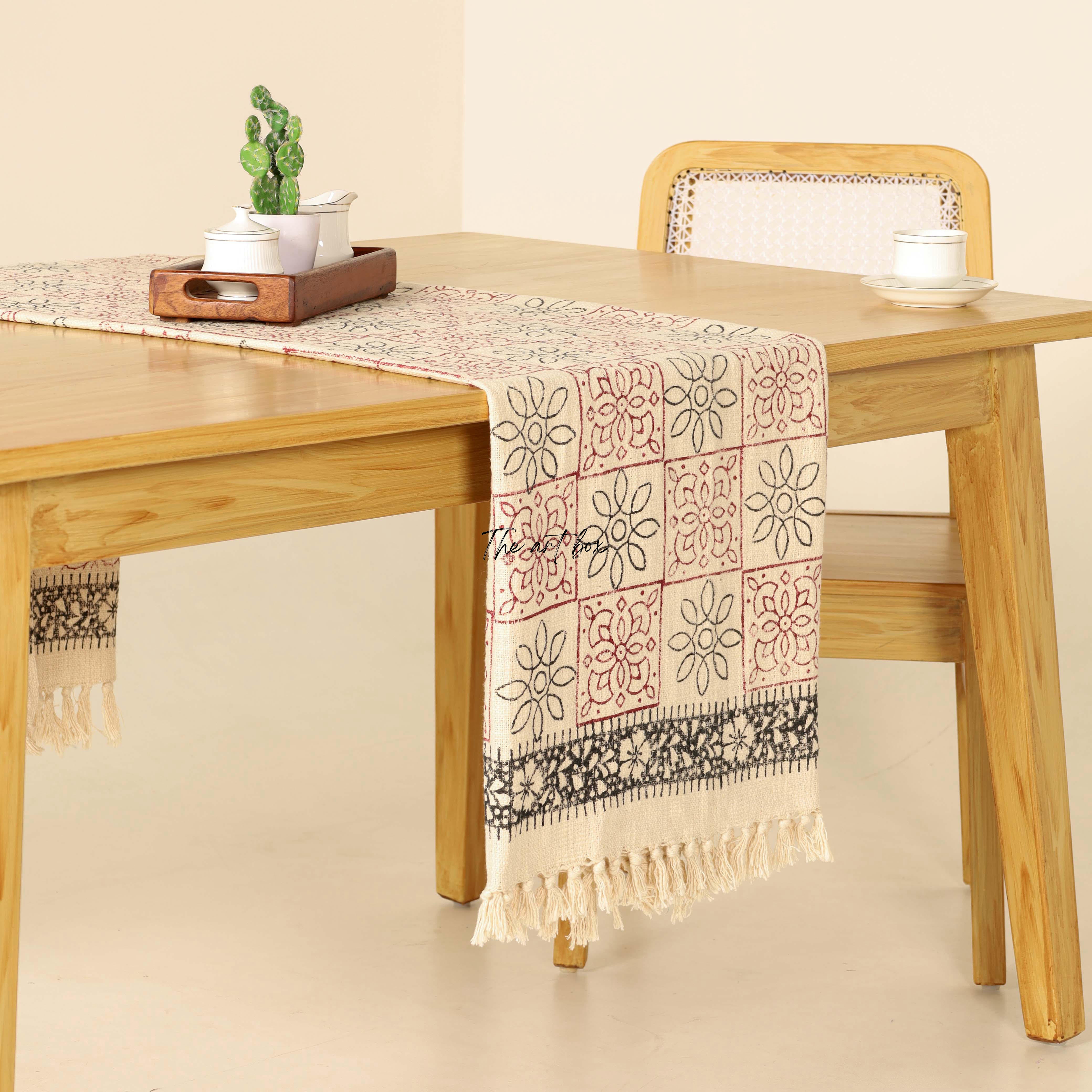 White Table Runner