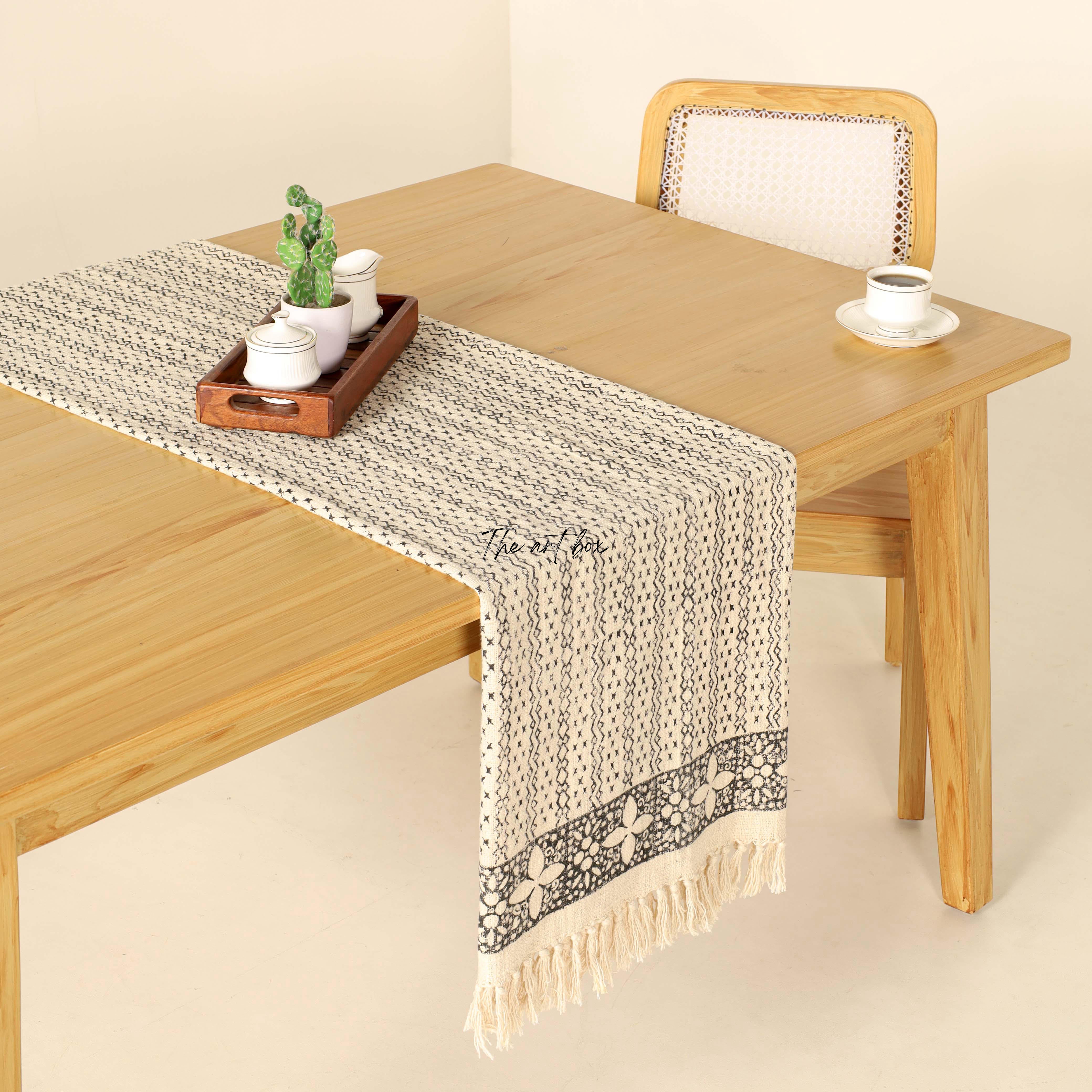 White Table Runner