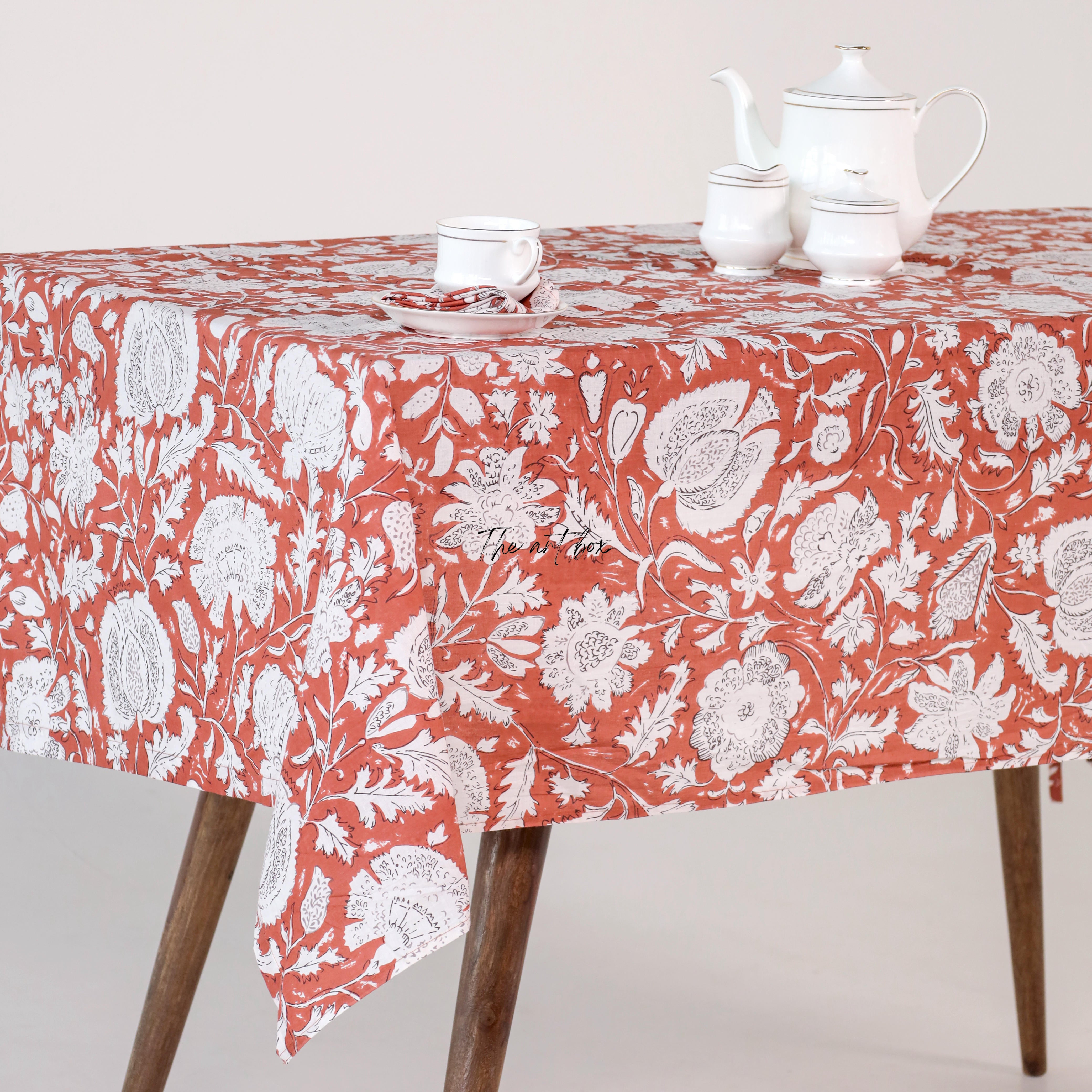 Bricks Printed Table Cloth