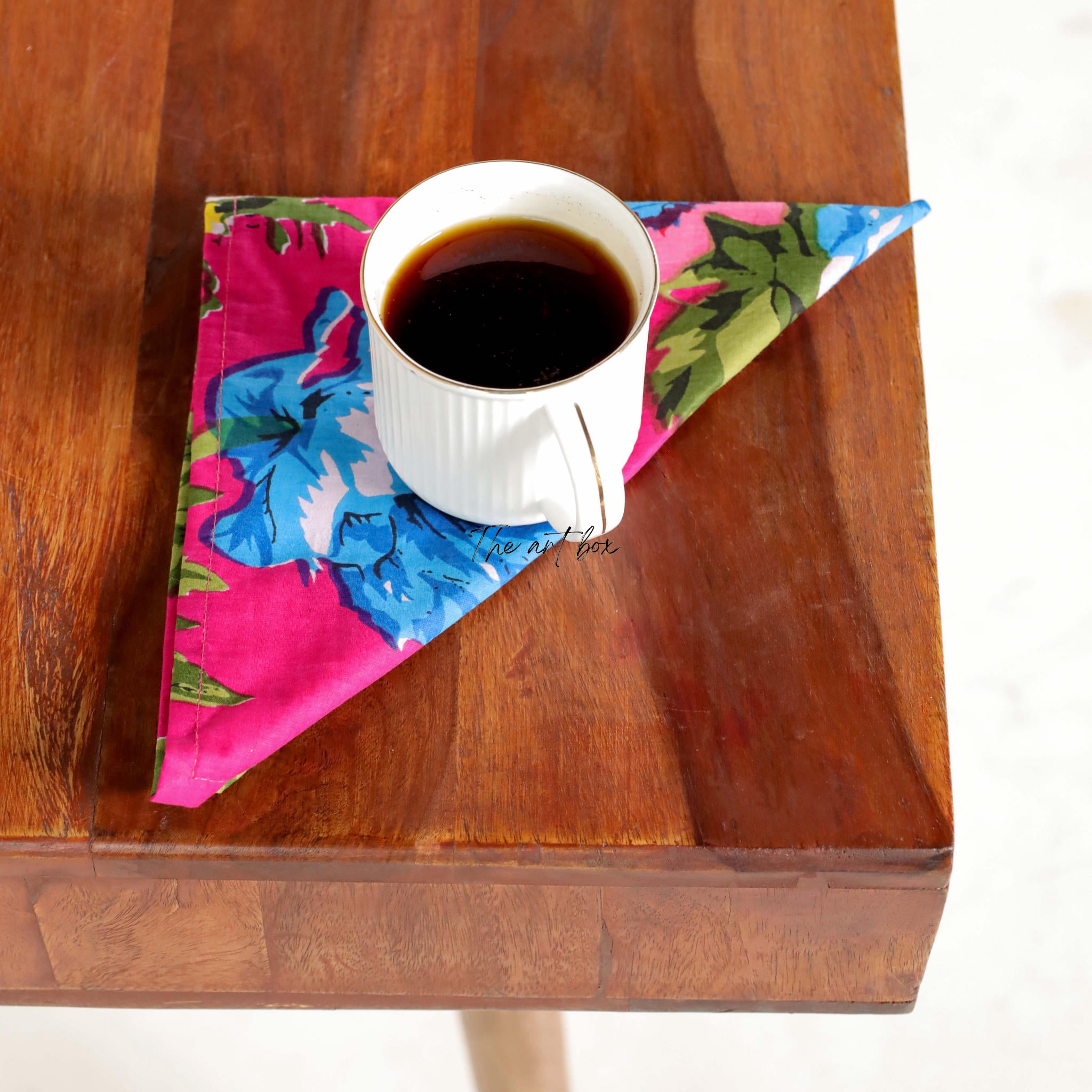 Pink Floral Table Napkins