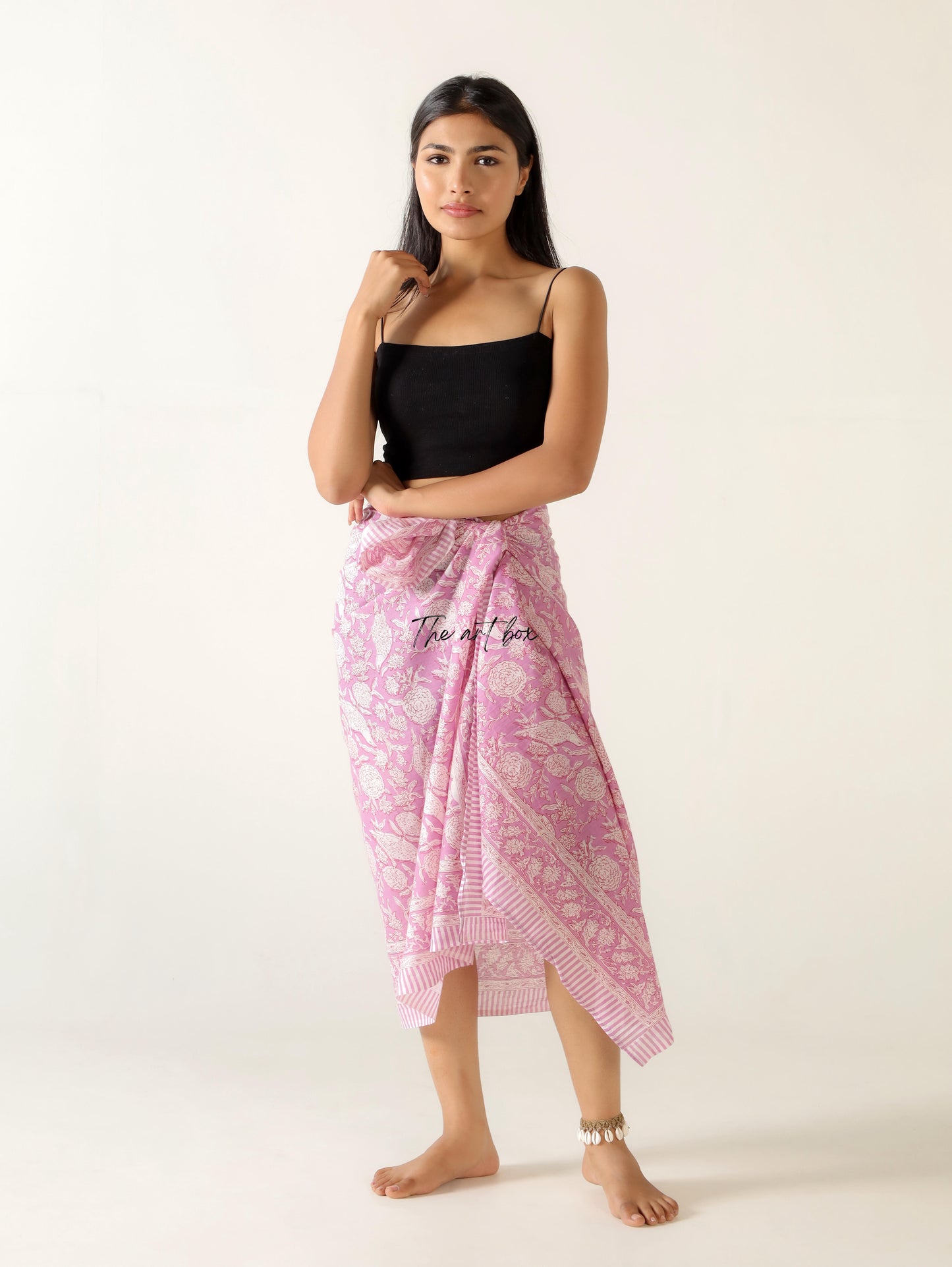 Blossom Beauty: Cotton Floral Sarong Pareo for Sun Seekers