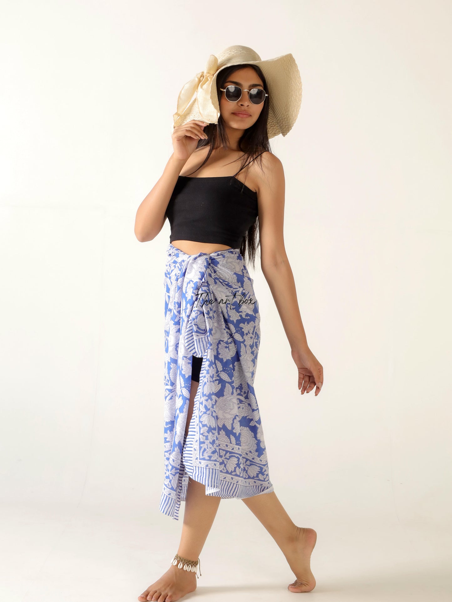 Blooming Beauty Floral Sarong Pareo for Effortless Style