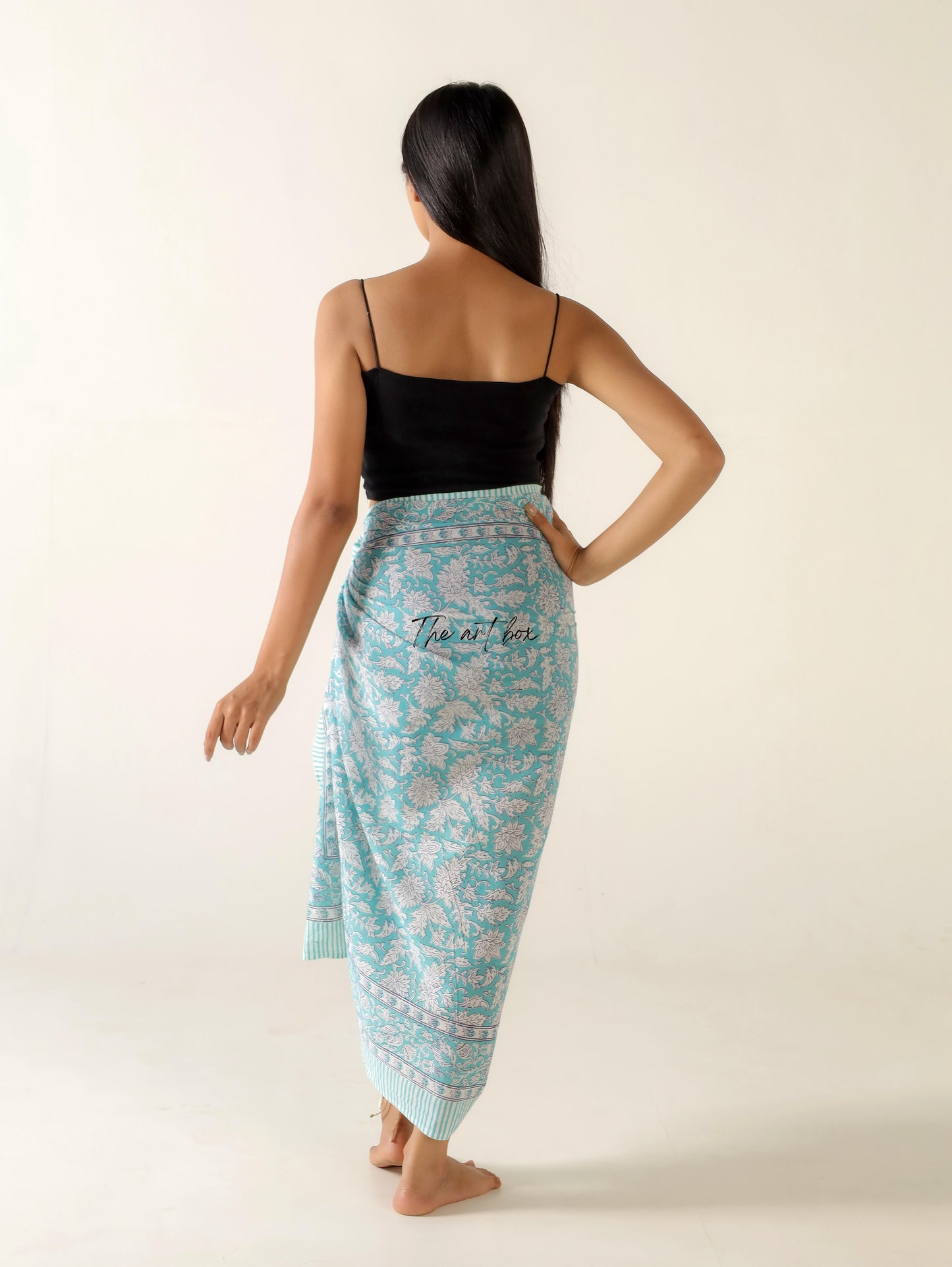 Sunflower Serenade Floral Sarong Pareo for Sunny Days