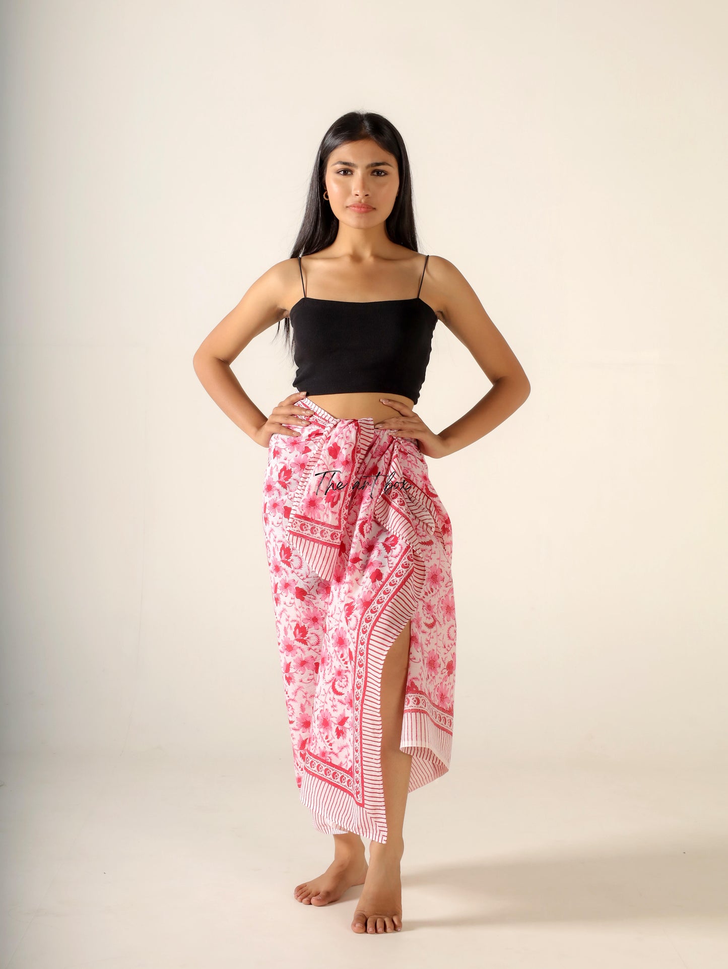 Hibiscus Haven: Floral Sarong Pareo for Island Adventures