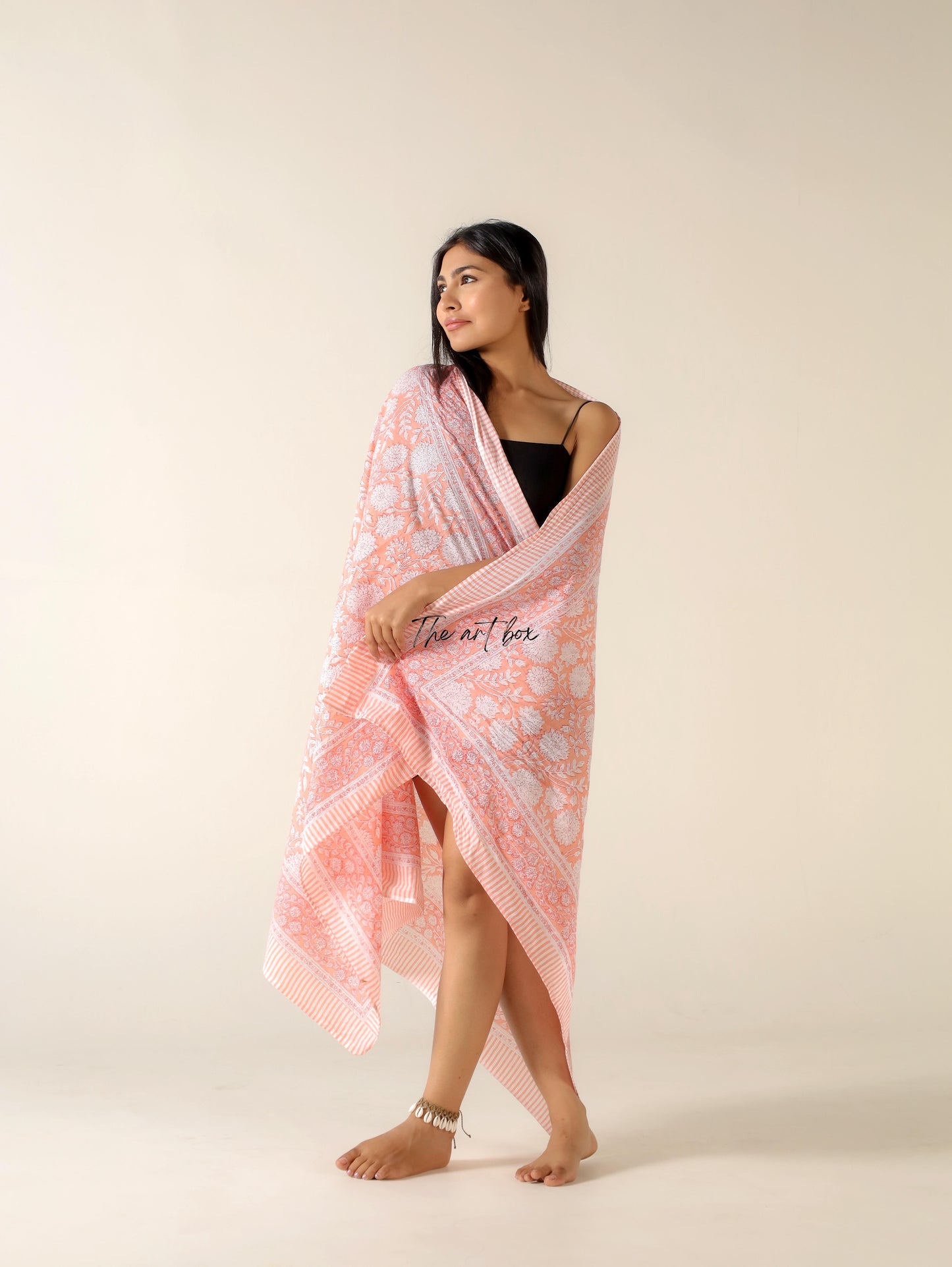 Tropicana Twist Cotton Floral Sarong Pareo for Exotic Escapes