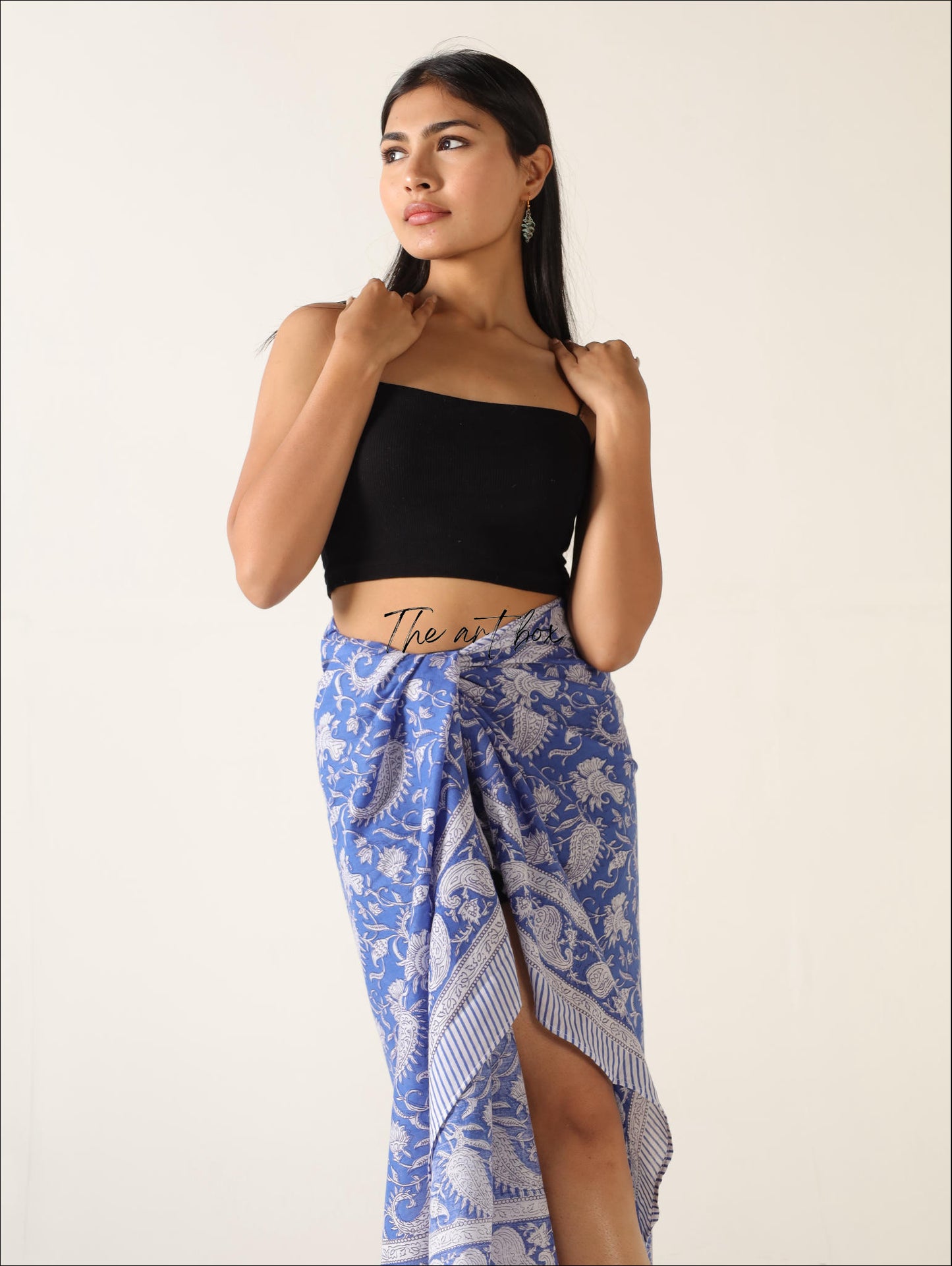 Floral Fantasy Tropicana Twist Cotton Sarong Pareo