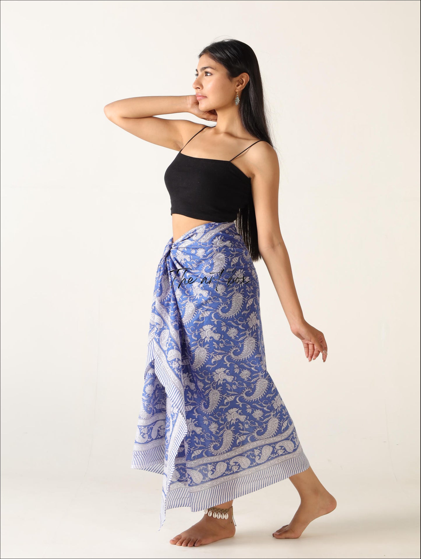 Floral Fantasy Tropicana Twist Cotton Sarong Pareo