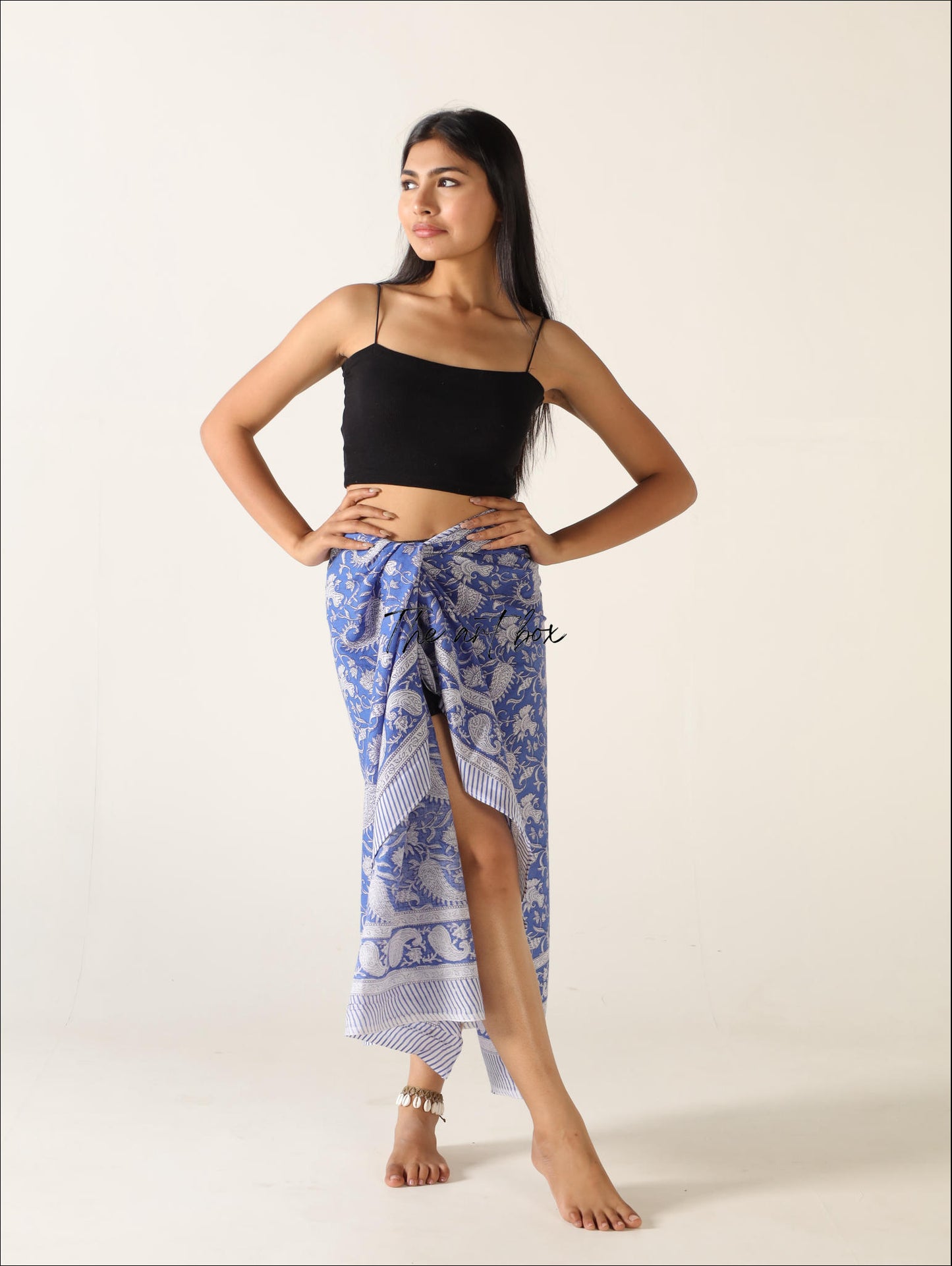 Floral Fantasy Tropicana Twist Cotton Sarong Pareo