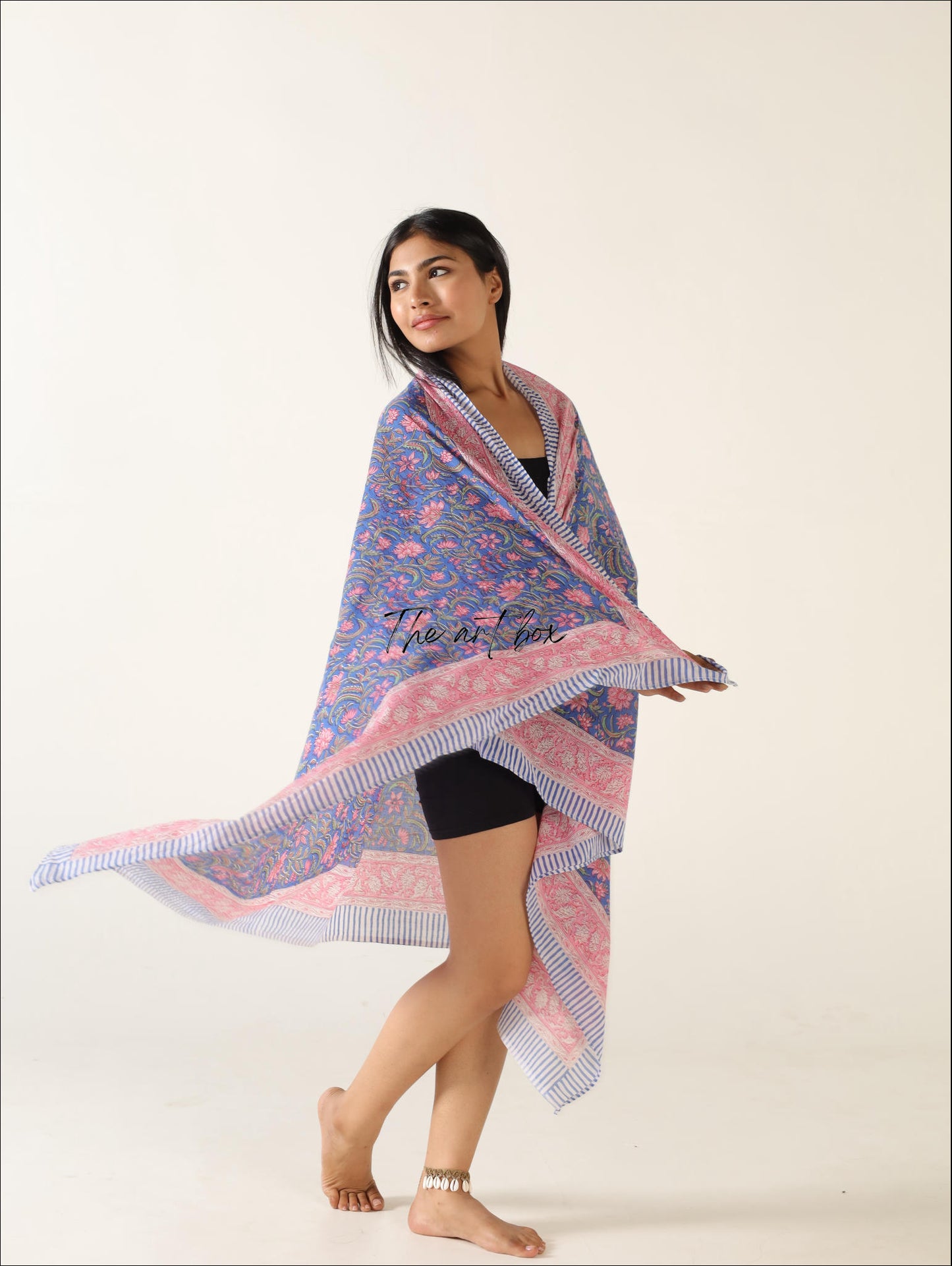 Floral Delight Cotton Sarong Pareo for Exotic Escapes
