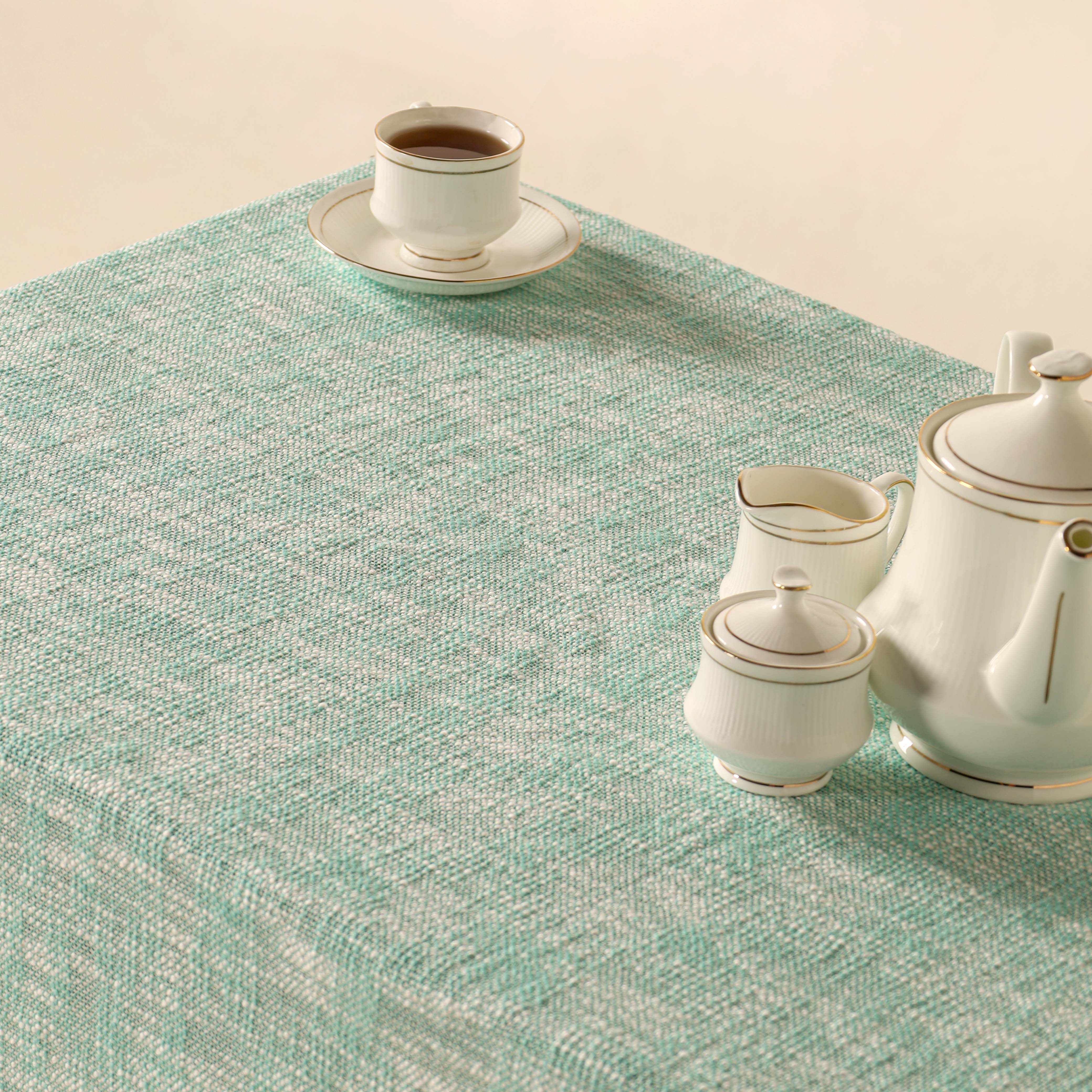 Mint Cotton Tablecloth