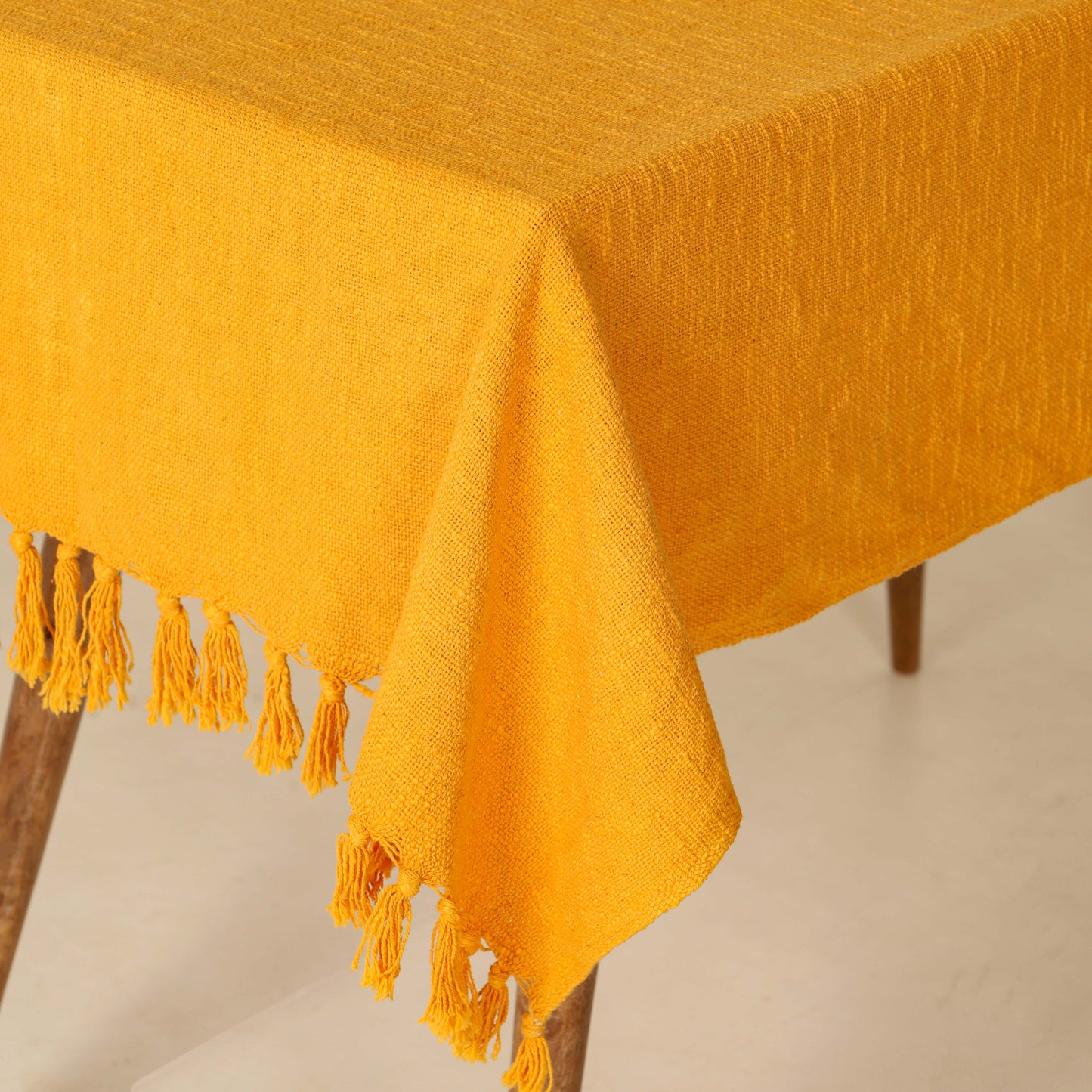 Orange Cotton Tablecloth
