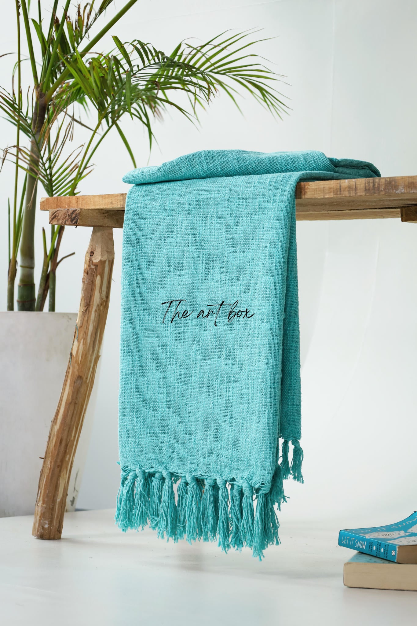 Mint Solid Color Throw