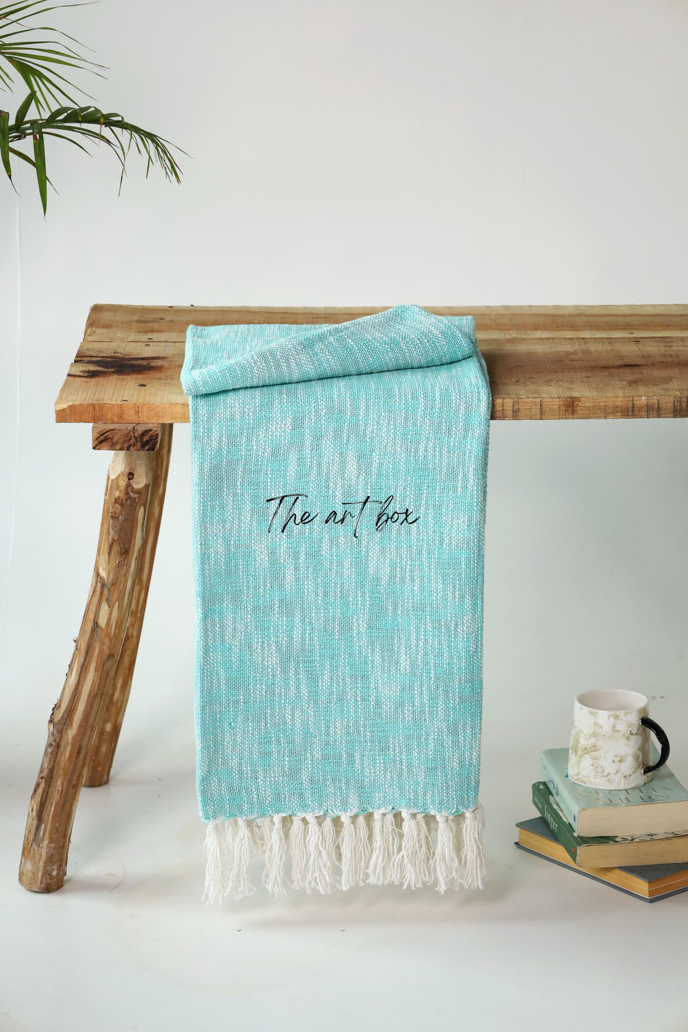 Mint Solid Color Throw