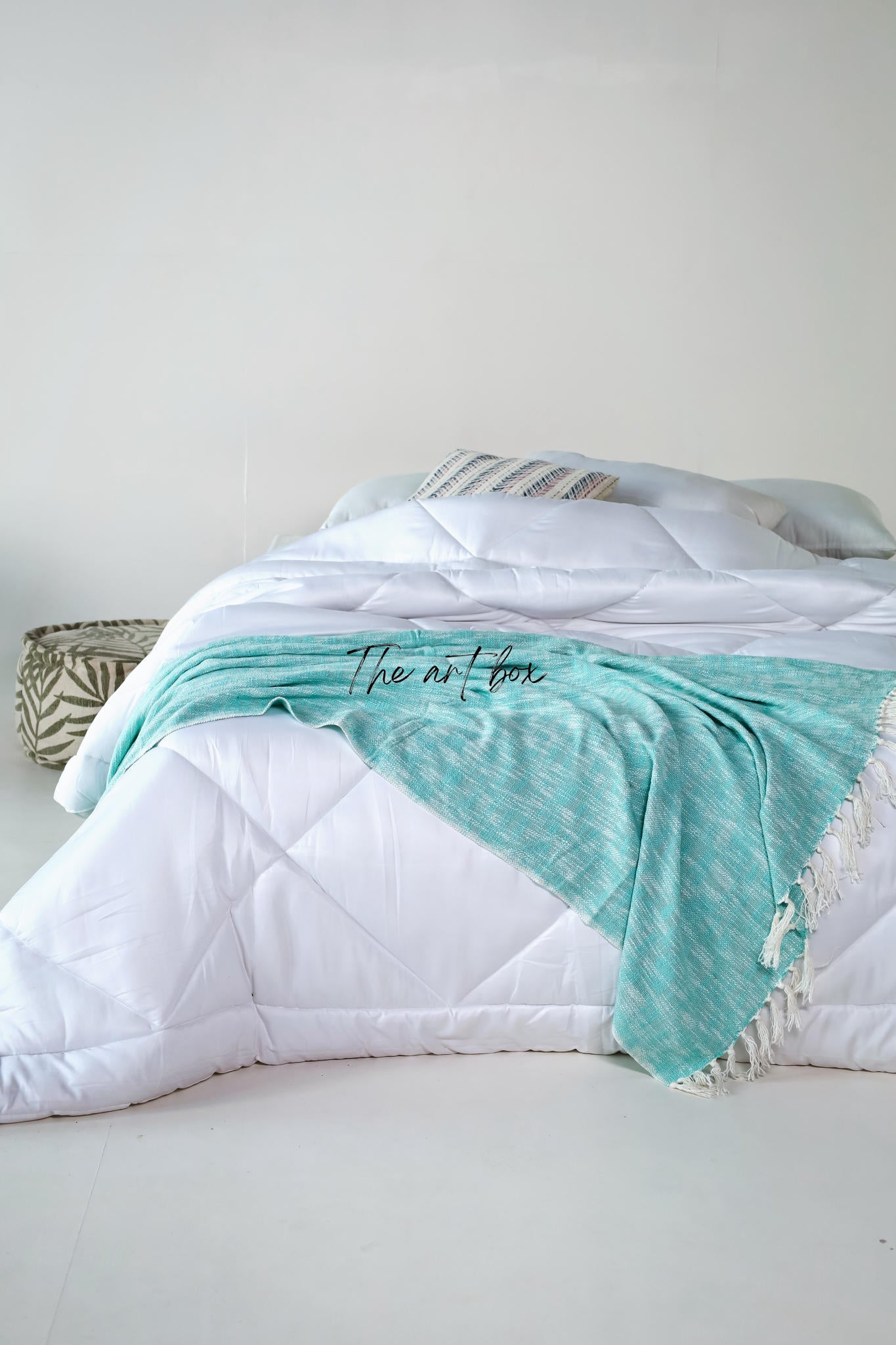 Mint Solid Color Throw