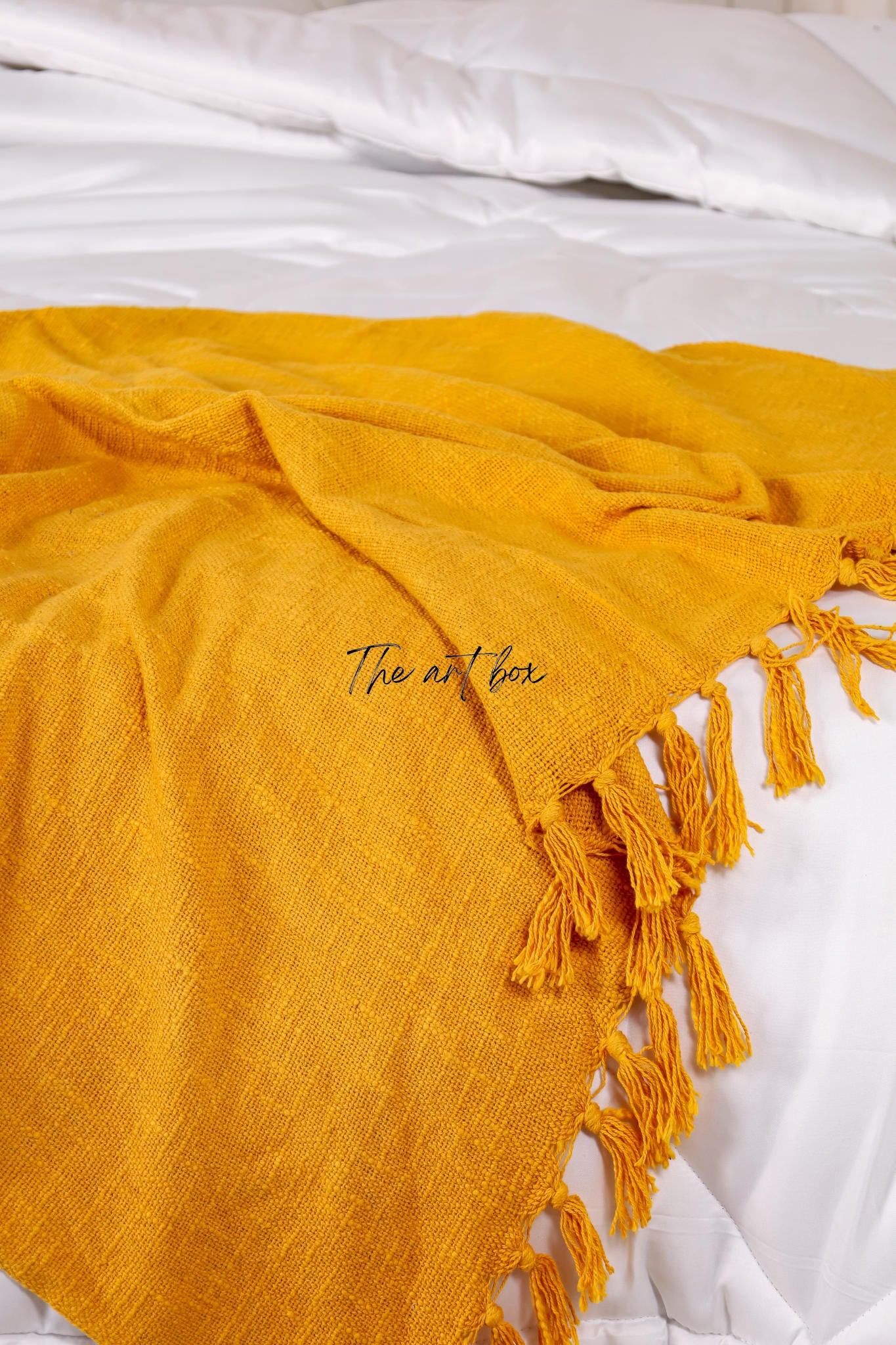 Orange Solid Color Throw