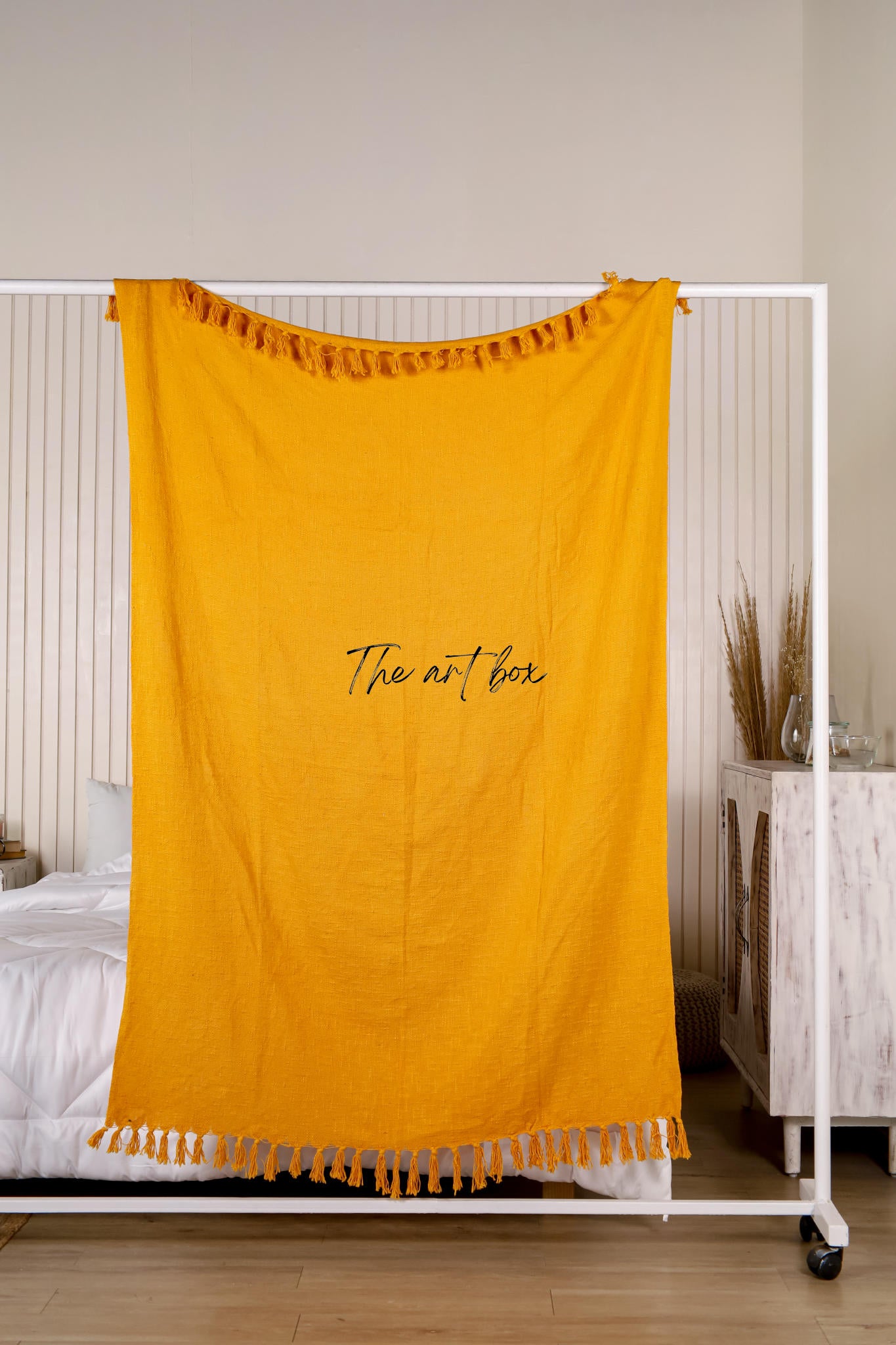 Orange Solid Color Throw