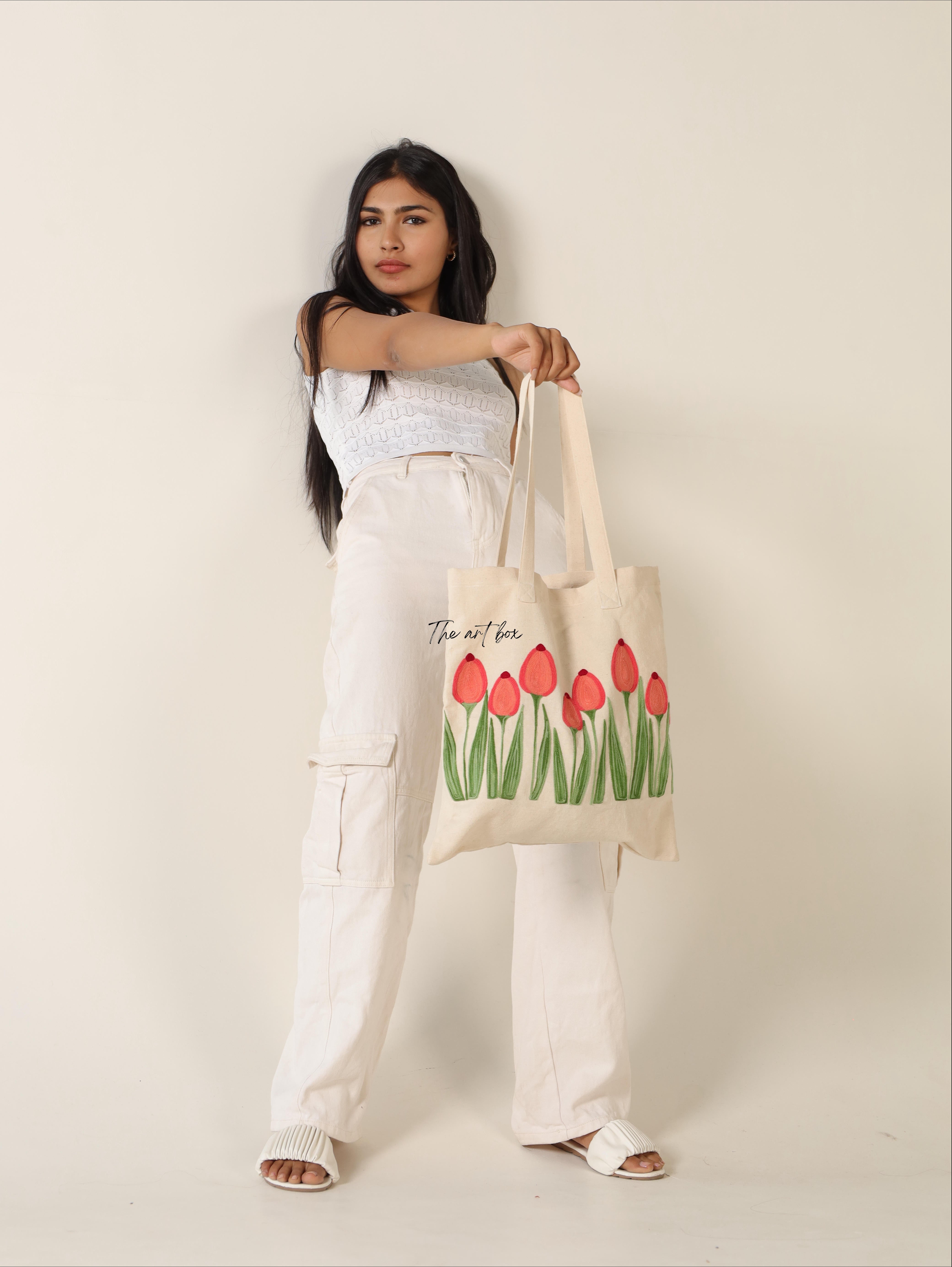 Custom Design Embroidered Tote: Express Yourself Everywhere