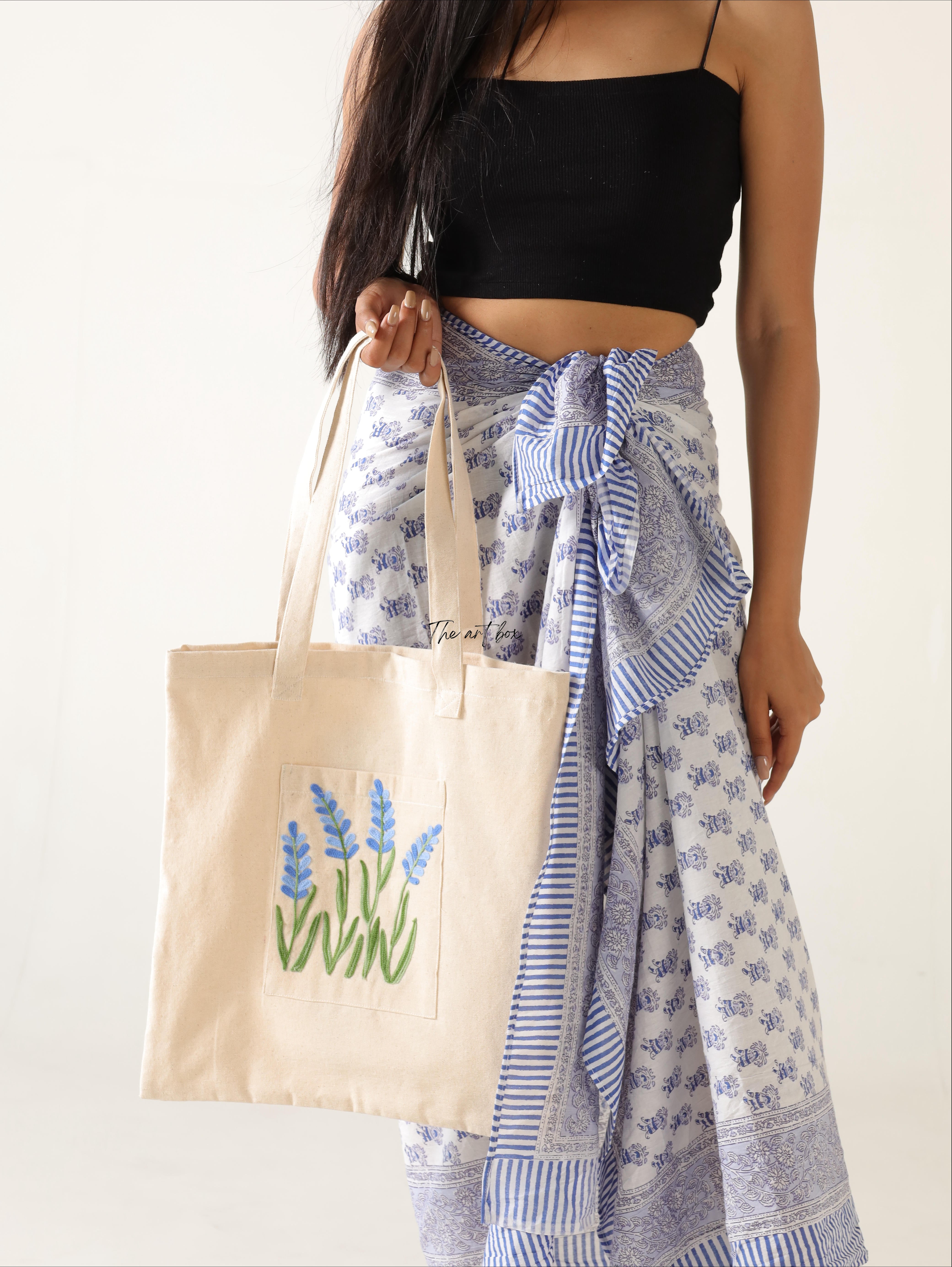 Artful Embroidery Tote: Elevate Your Everyday Ensemble