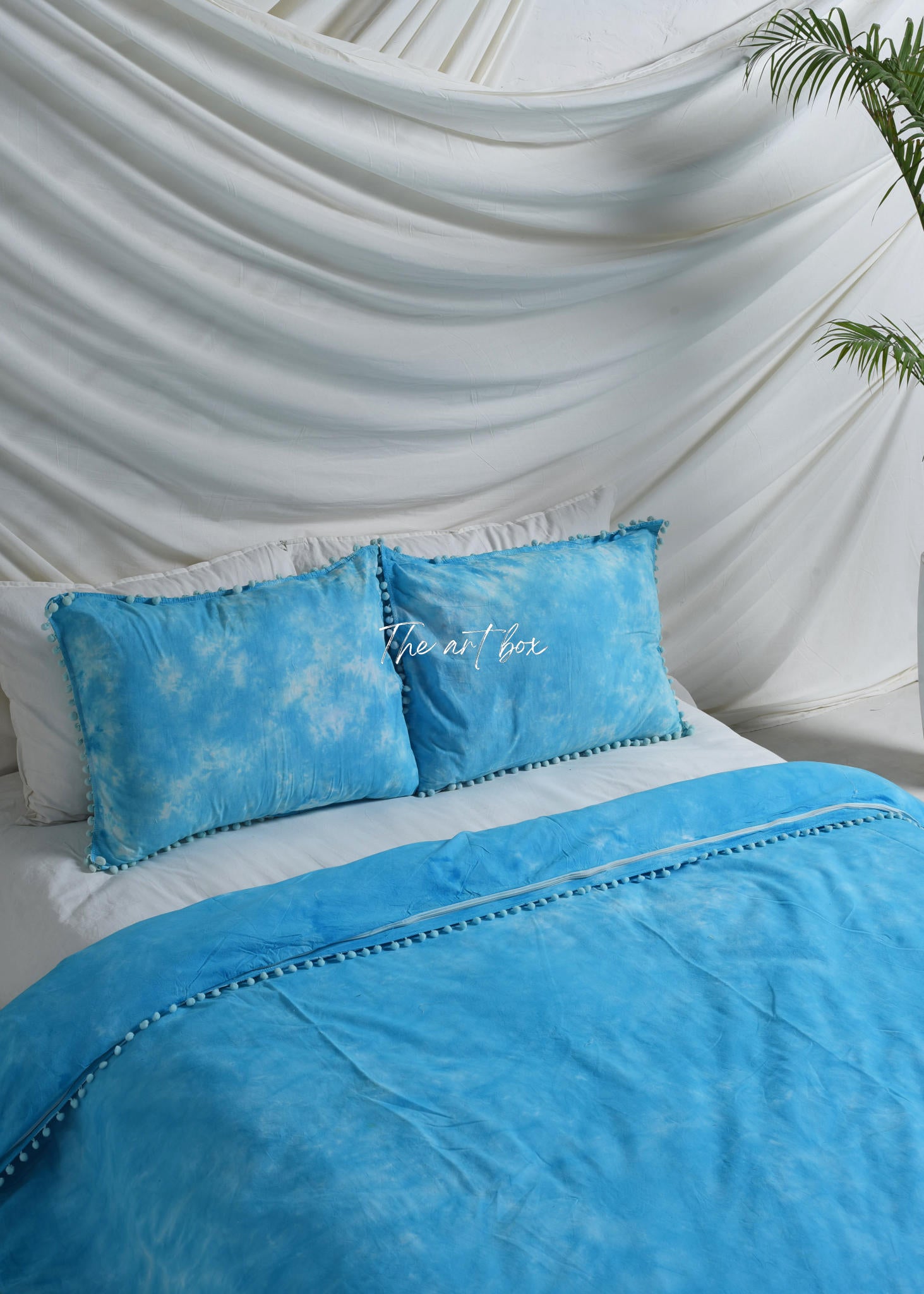 Sky Tie-Dye Duvet Cover with Pillow cases Set