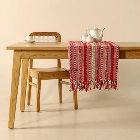 Red Striped Table Runner
