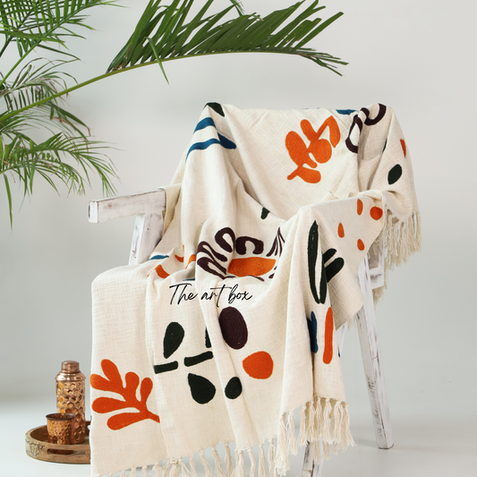 Authentic Embroidered Throw
