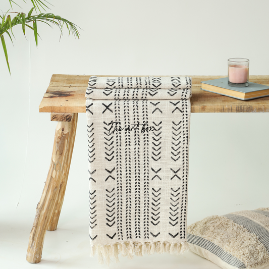 Ethnic Beach Pigment Print Throw