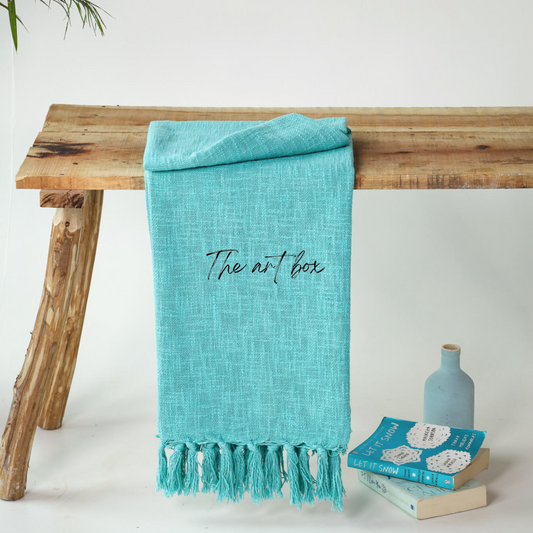 Mint Solid Color Throw