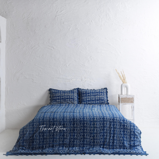 Mud Cloth Luxury Block Printed Duvet Cover and Pillow Set
