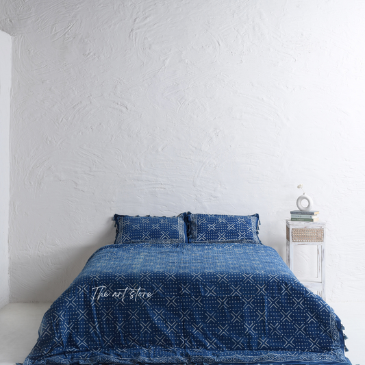 Occasion Boho Block Printed Duvet Cover and Pillow Set