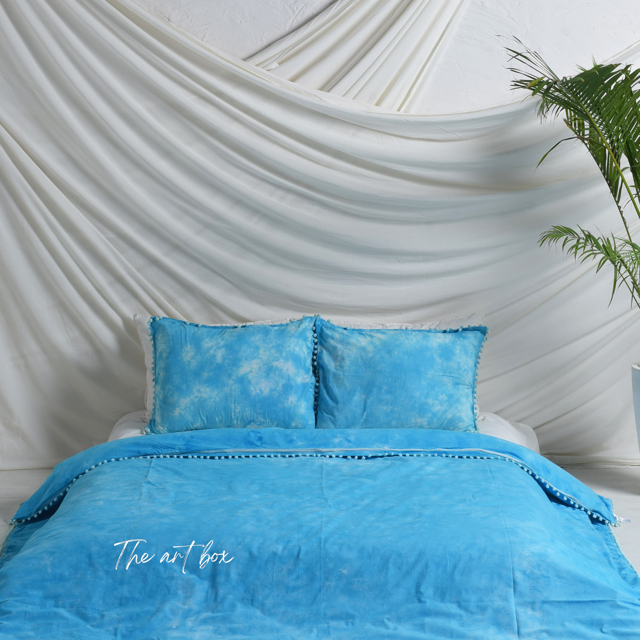 Sky Tie-Dye Duvet Cover with Pillow cases Set