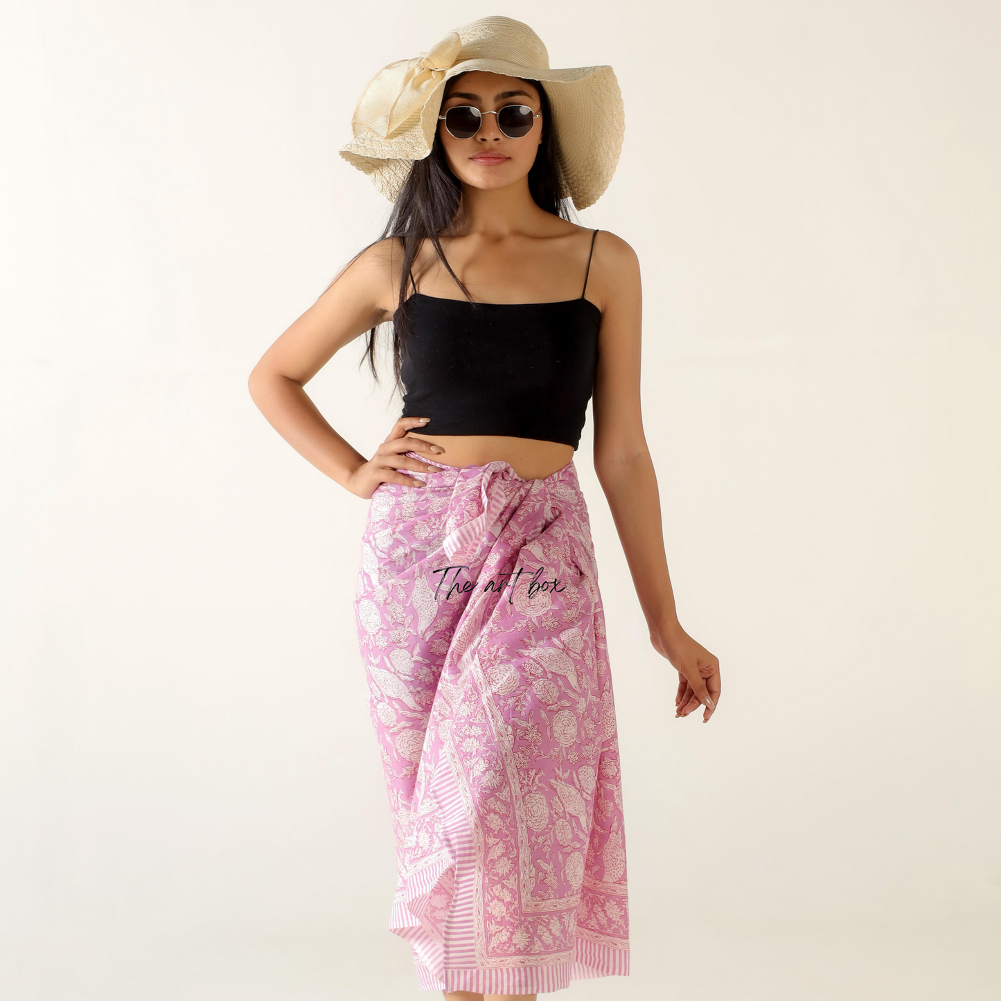 Blossom Beauty: Cotton Floral Sarong Pareo for Sun Seekers