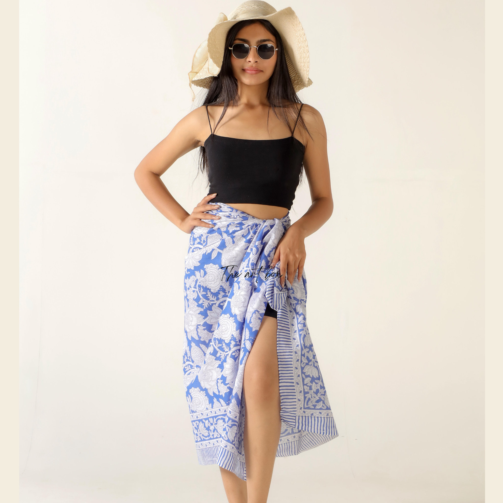 Blooming Beauty Floral Sarong Pareo for Effortless Style