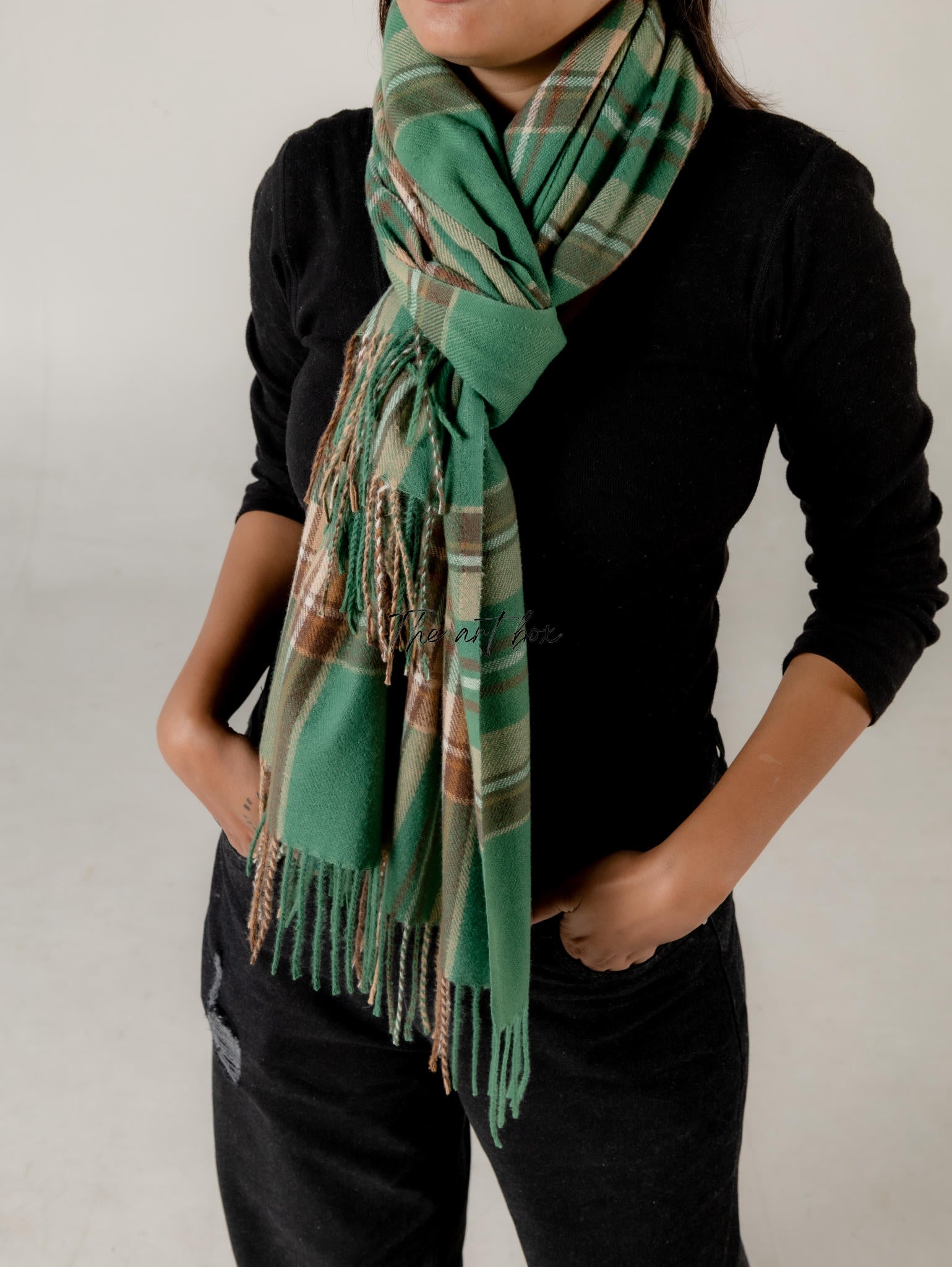 Cotton Comfort Stay Stylish with Our Woolen Scarf Collection