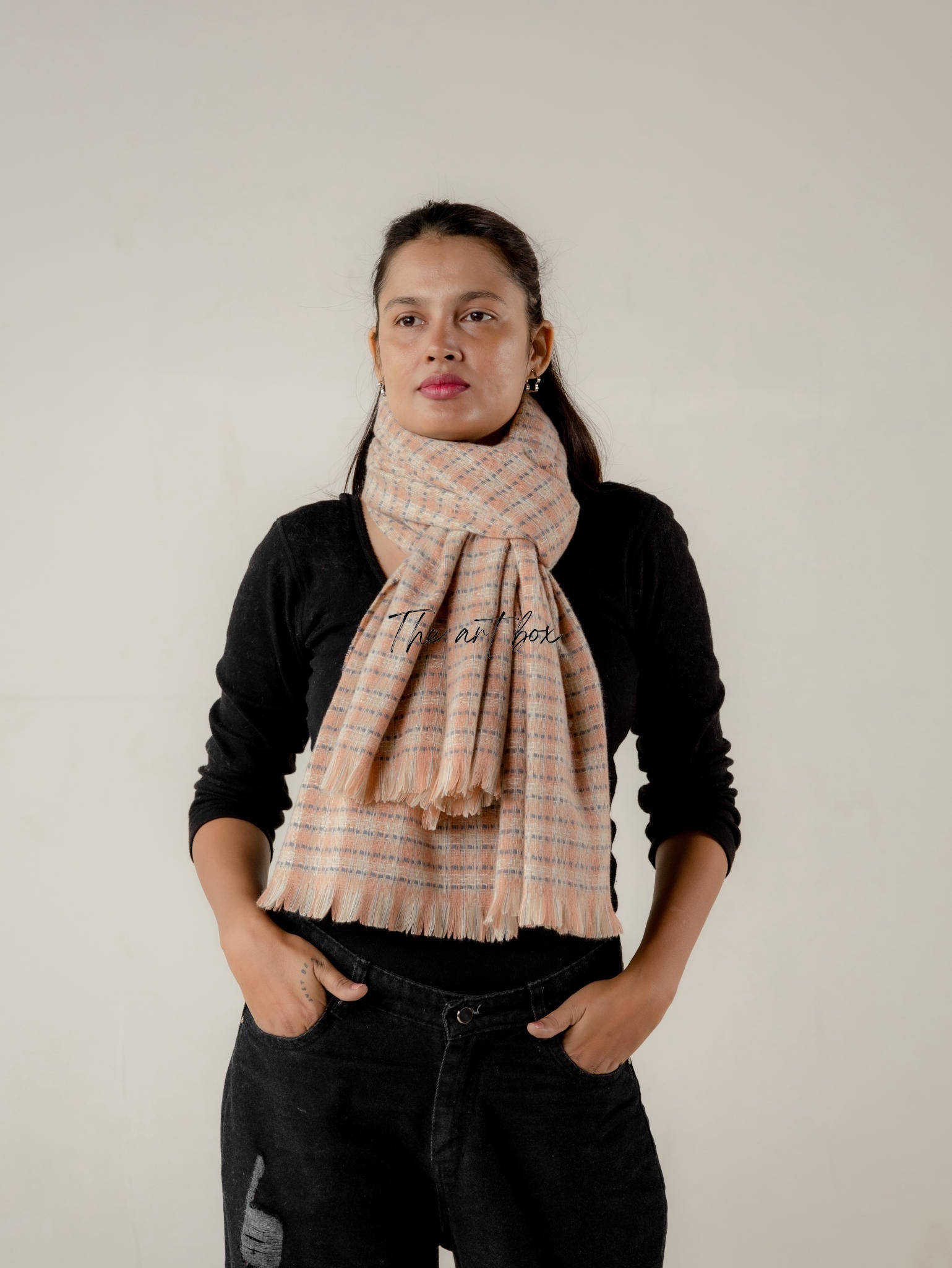 Cotton Warmth Embrace Winter with Our Woolen Scarves