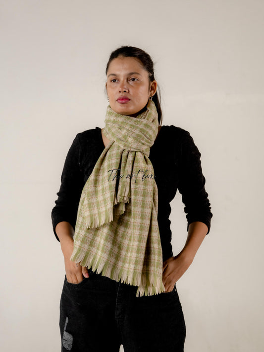 Luxurious Layers Cotton Woolen Scarves for Effortless Style